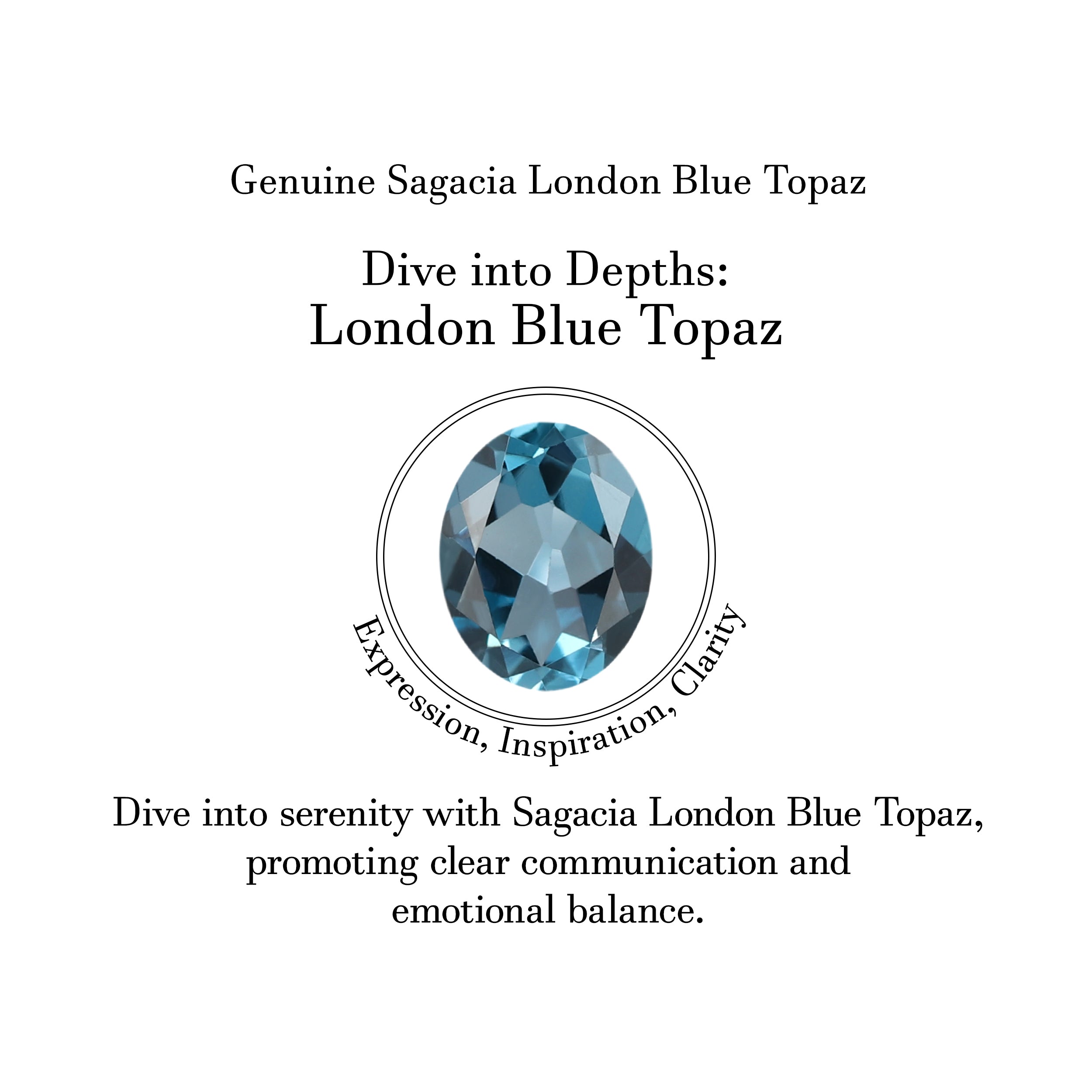 London Blue Topaz & White Topaz Bracelet-(LBTZ-SB-109.)