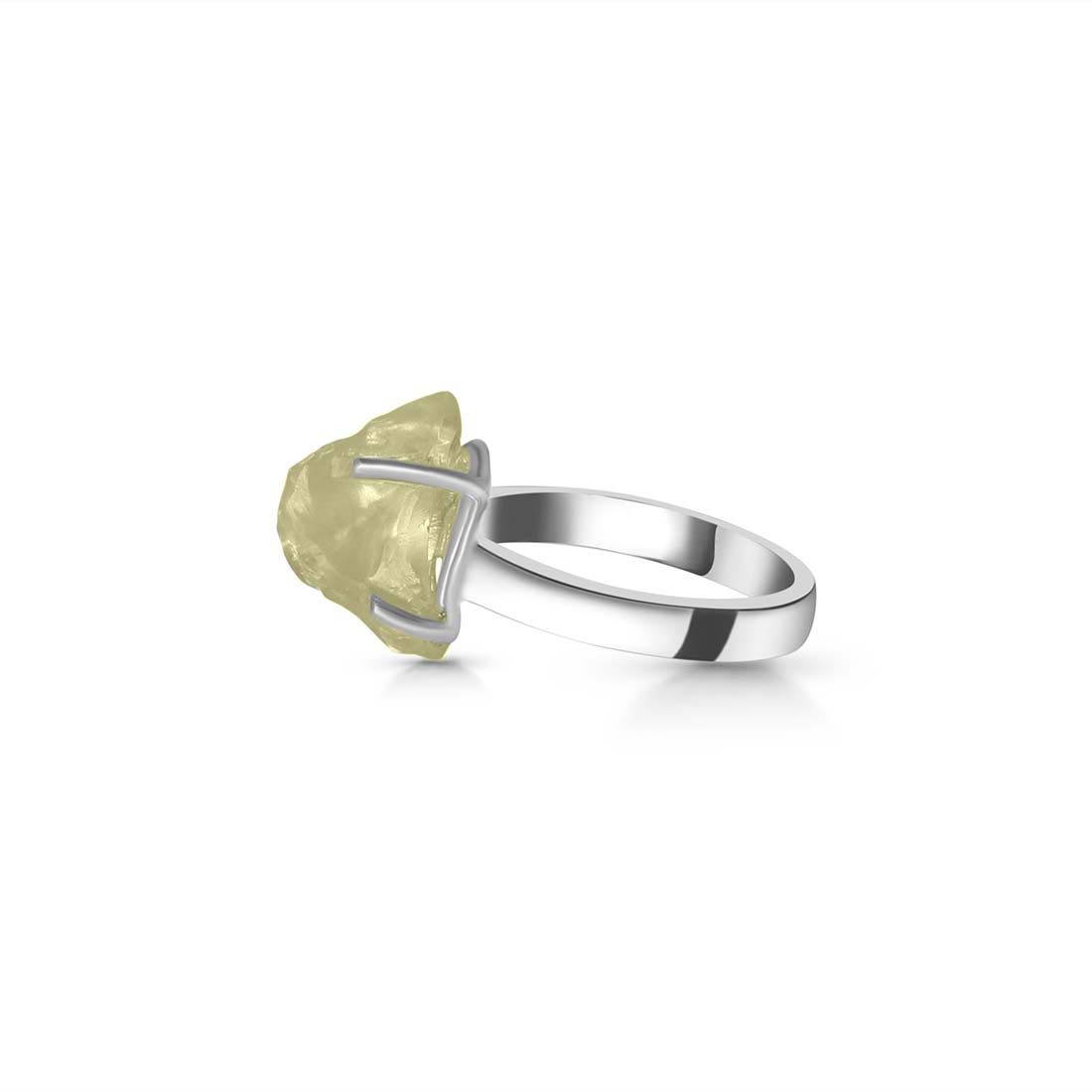 Libyan Desert Glass Ring Size 6-(LDG-R-1.)