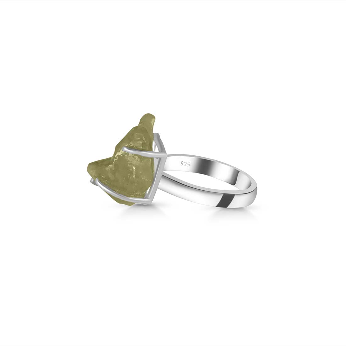 Libyan Desert Glass Ring Size 8-(LDG-R-10.)