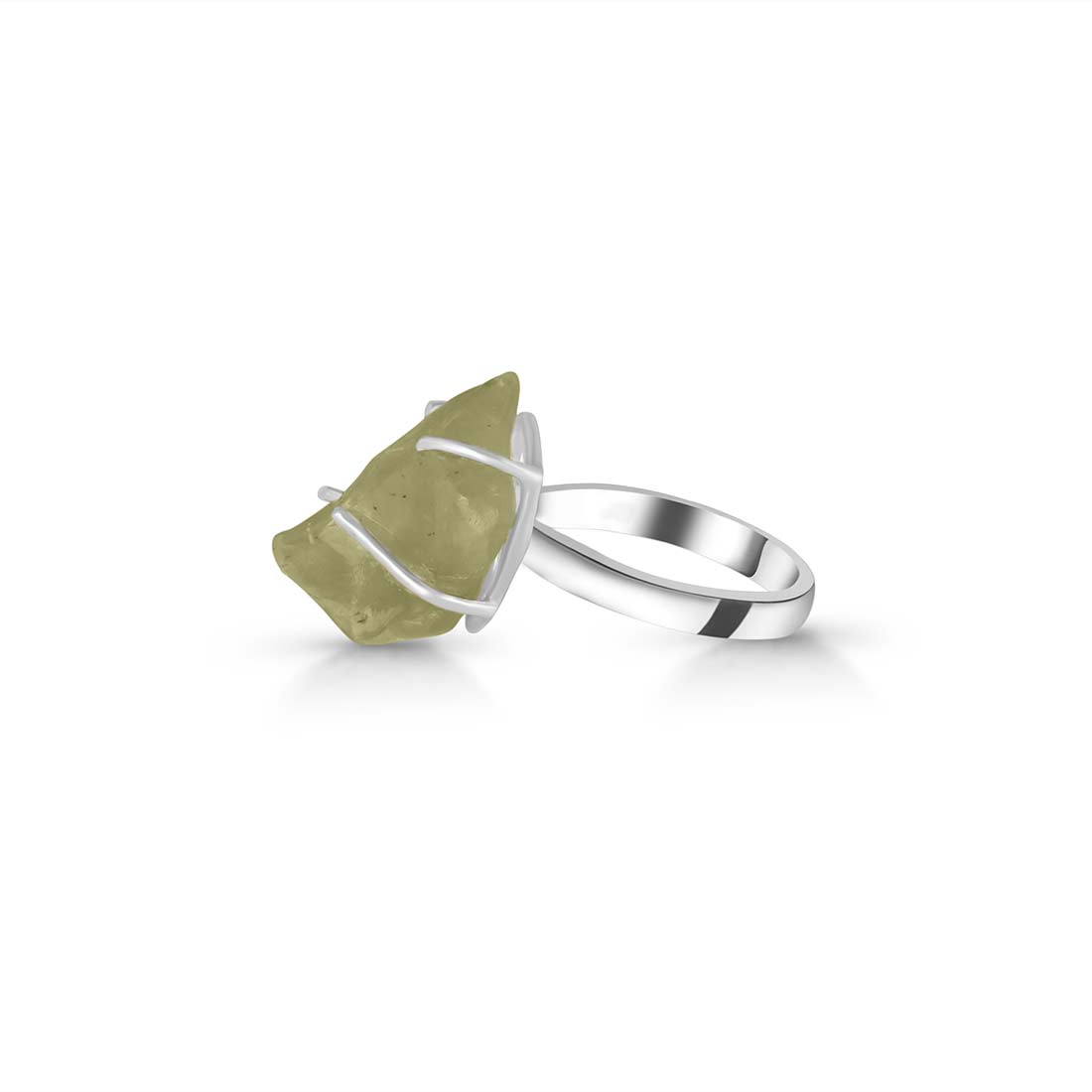Libyan Desert Glass Ring Size 8-(LDG-R-15.)