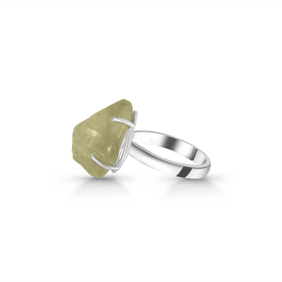 Libyan Desert Glass Ring Size 8-(LDG-R-20.)
