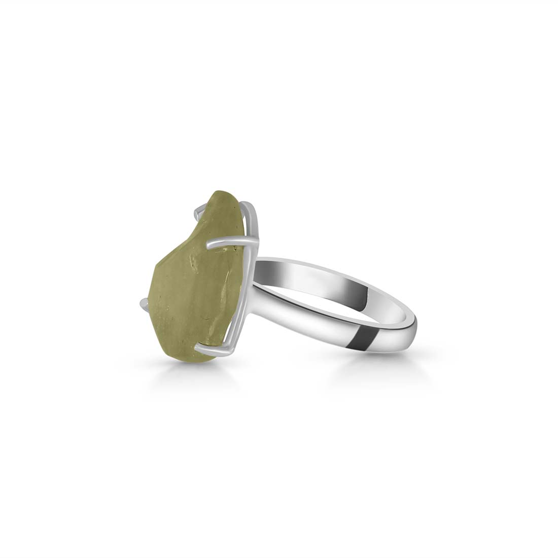Libyan Desert Glass Ring Size 8-(LDG-R-24.)