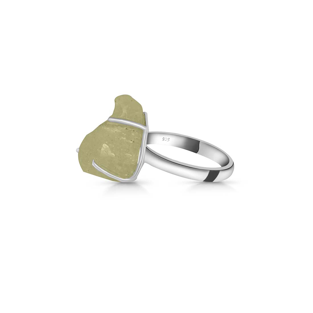Libyan Desert Glass Ring Size 9-(LDG-R-28.)