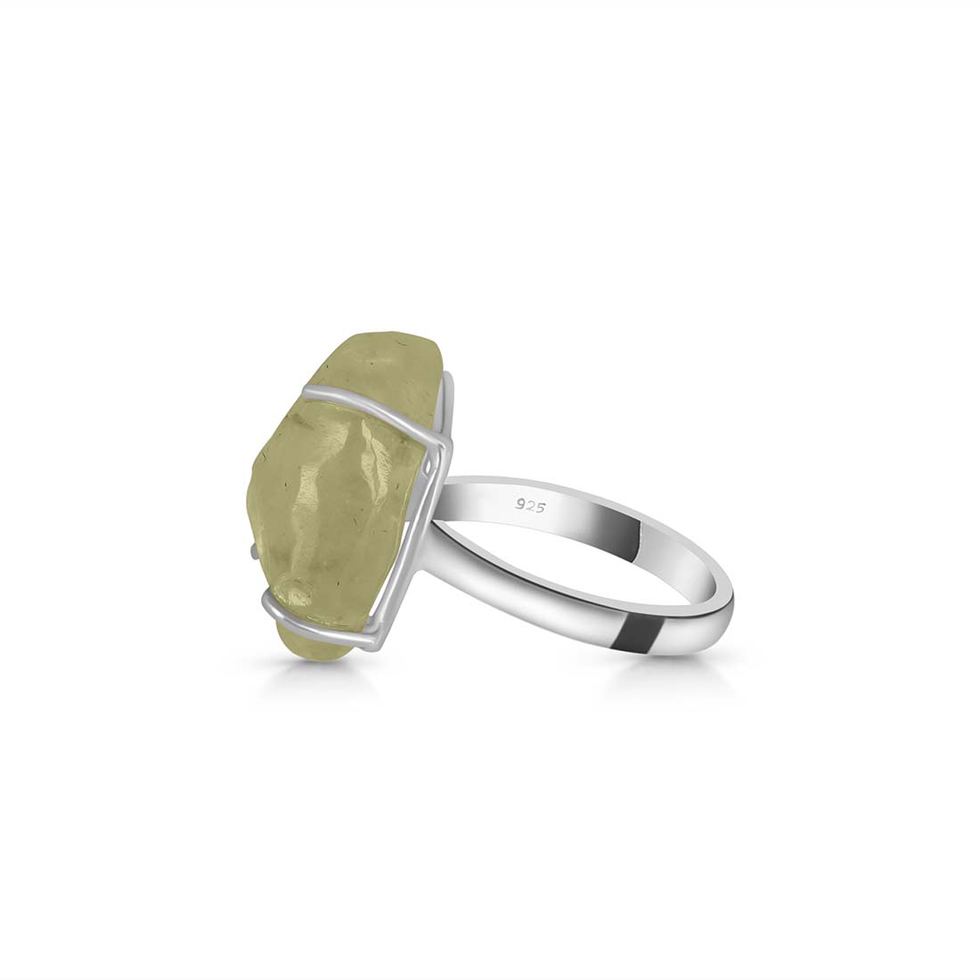 Libyan Desert Glass Ring Size 9-(LDG-R-32.)
