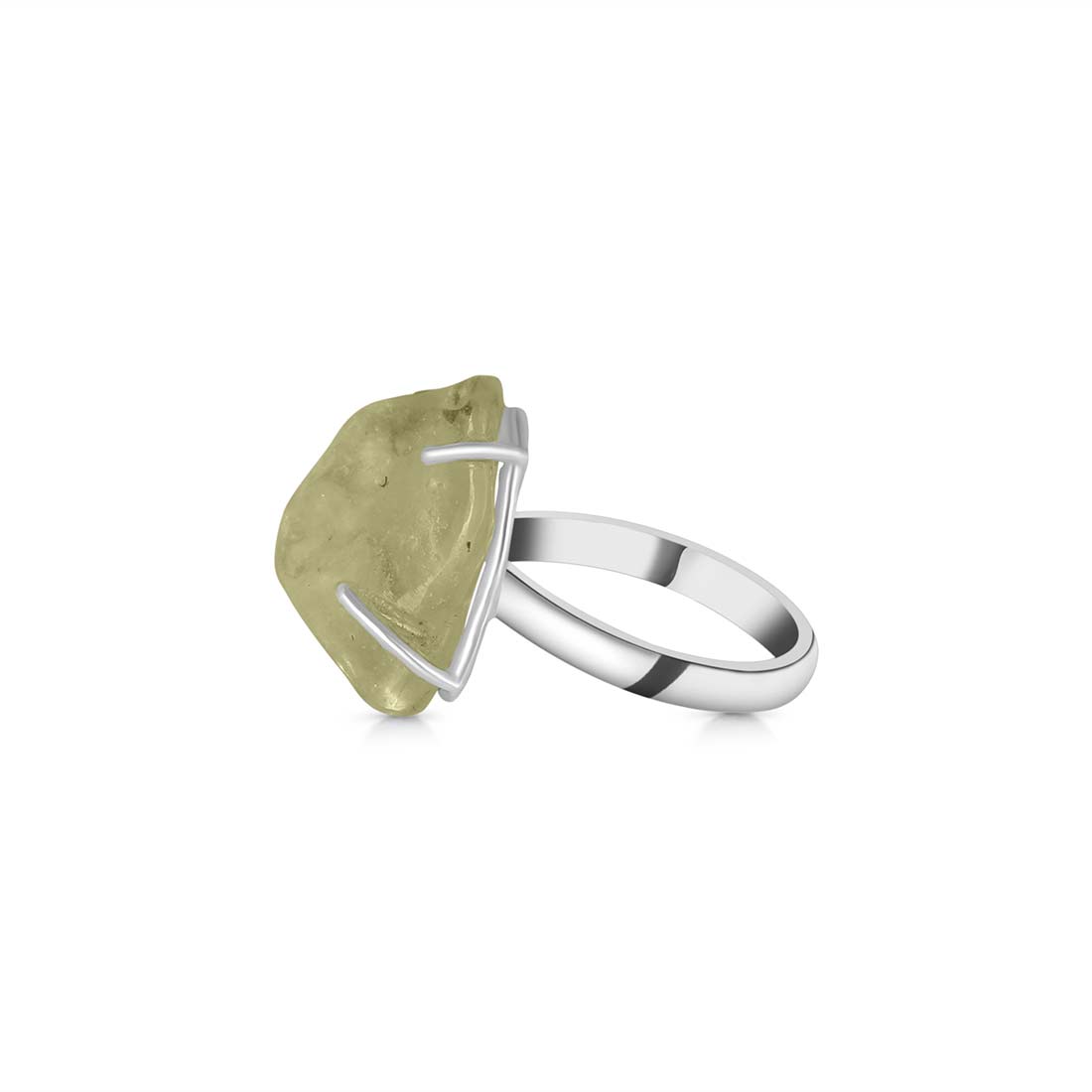 Libyan Desert Glass Ring Size 8-(LDG-R-36.)