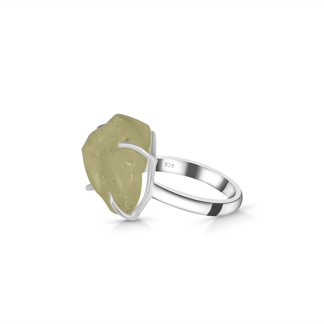 Libyan Desert Glass Ring Size 8-(LDG-R-37.)