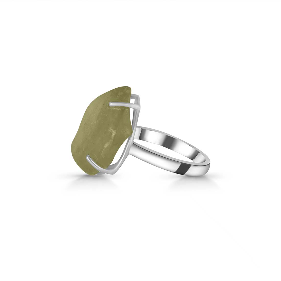 Libyan Desert Glass Ring Size 9-(LDG-R-39.)