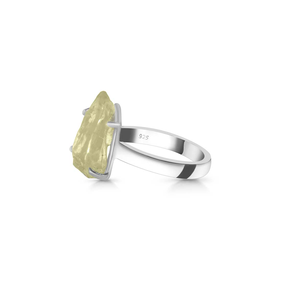 Libyan Desert Glass Ring Size 6-(LDG-R-4.)
