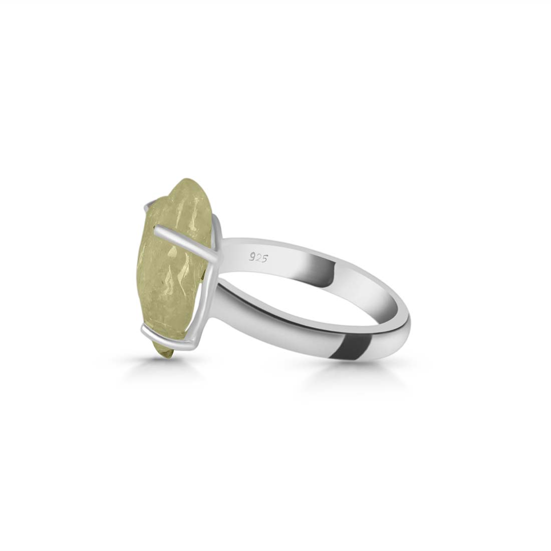 Libyan Desert Glass Ring Size 7-(LDG-R-6.)