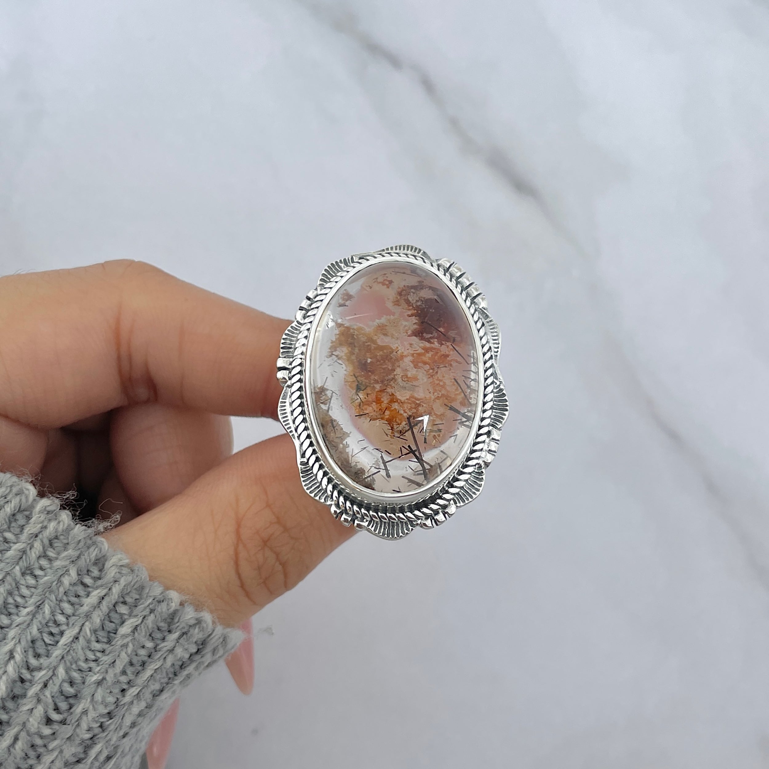 Lodalite Ring Size 7-(LDL-R-28.)