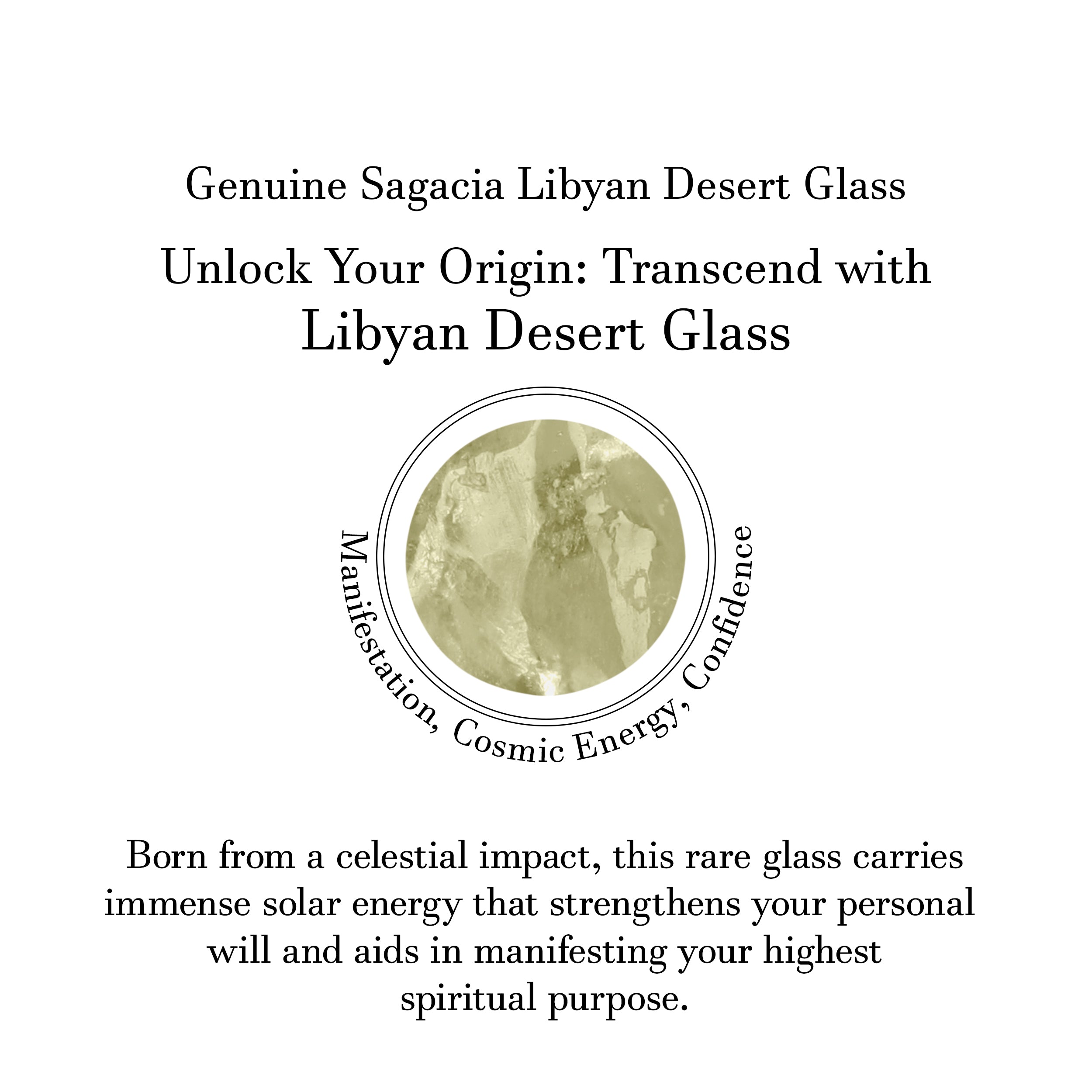 Libyan Desert Glass Pendant-(LDG-P-35.)