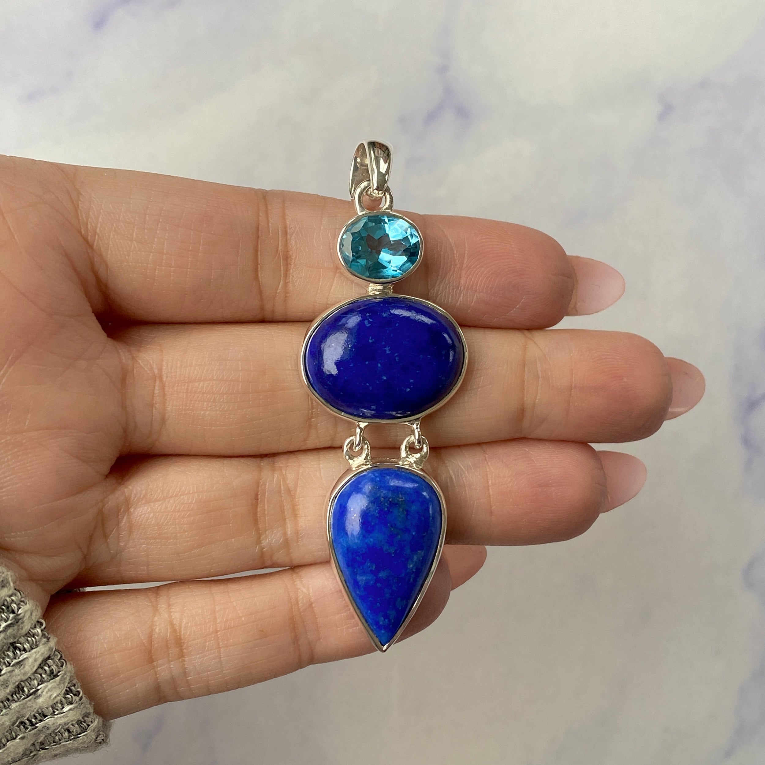 Lapis Pendant-(LLP-P-63.)