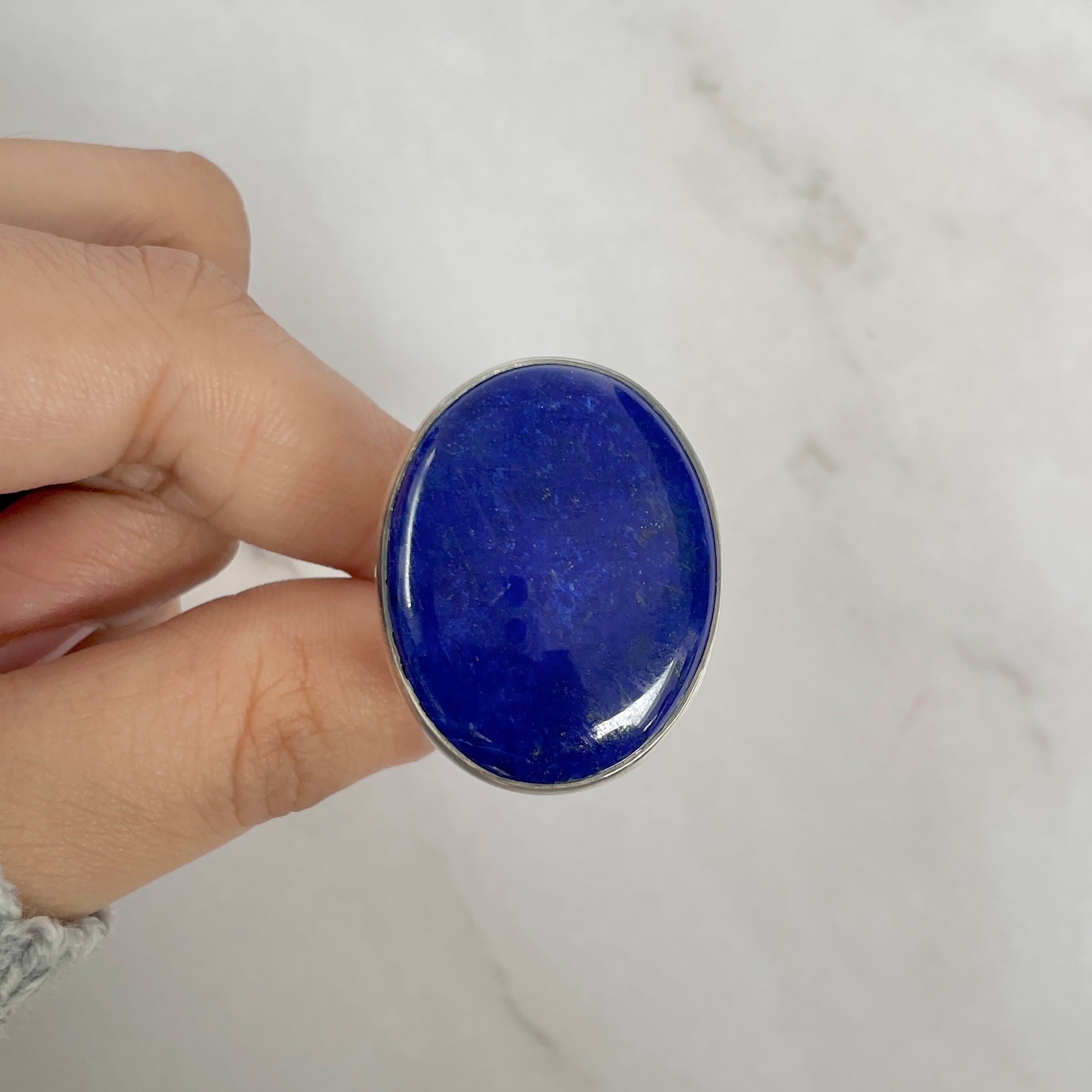 Lapis Adjustable Ring-(LLP-R-42.)