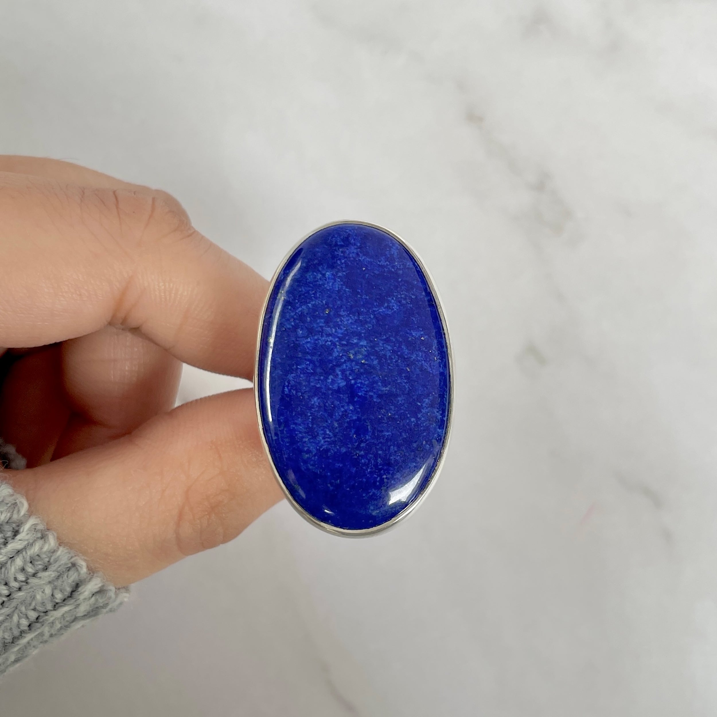 Lapis Adjustable Ring-(LLP-R-43.)