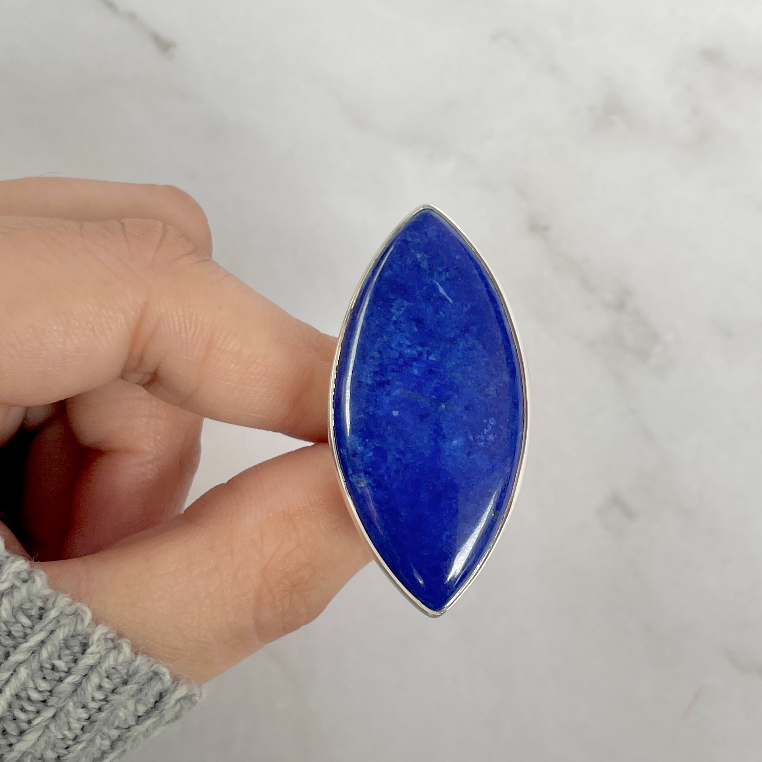 Lapis Adjustable Ring-(LLP-R-44.)