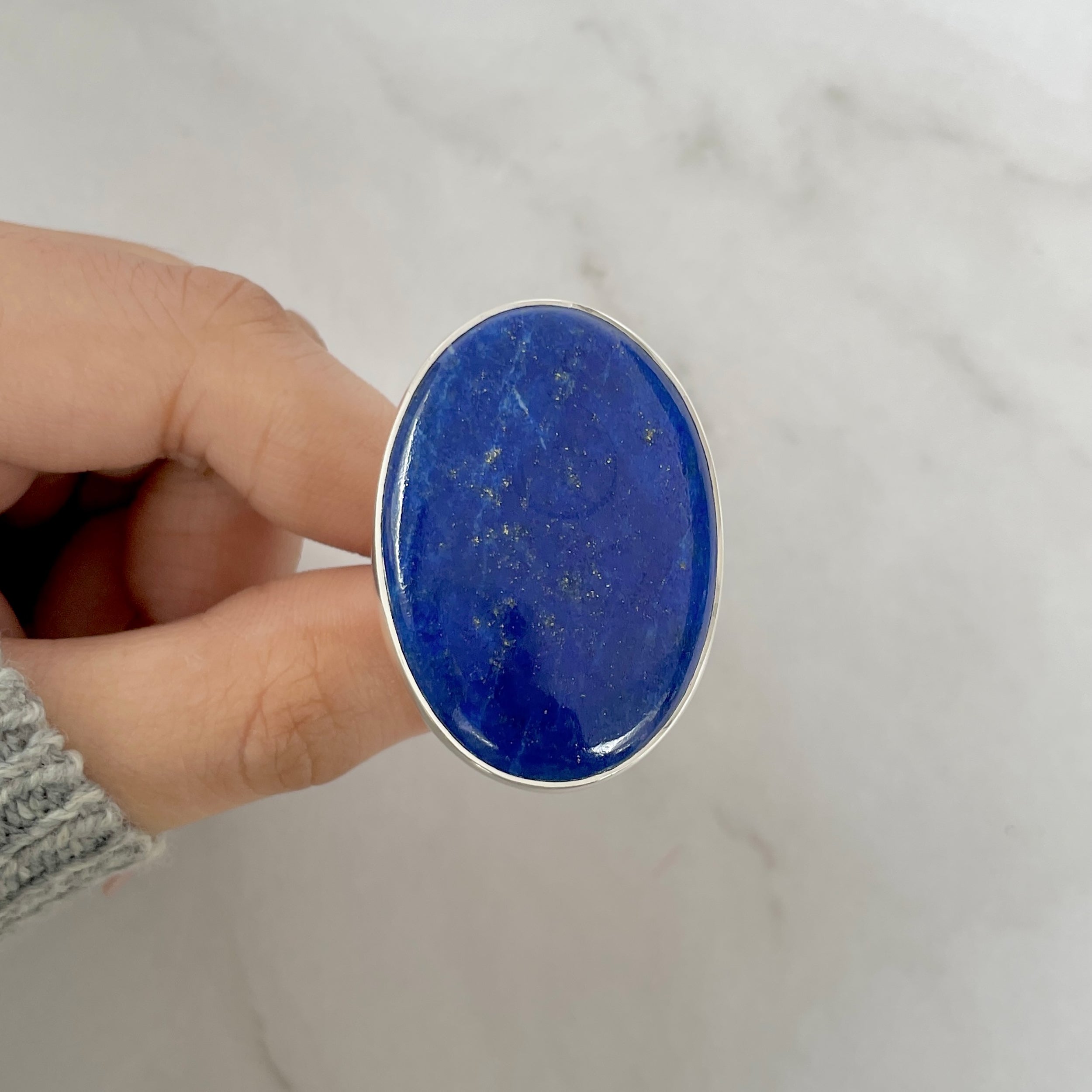 Lapis Adjustable Ring-(LLP-R-47.)