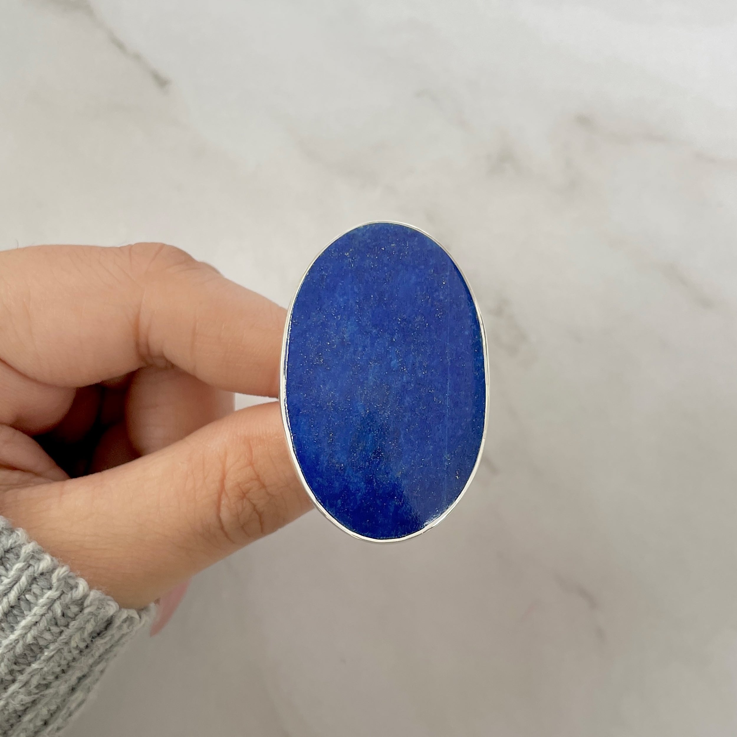 Lapis Adjustable Ring-(LLP-R-48.)