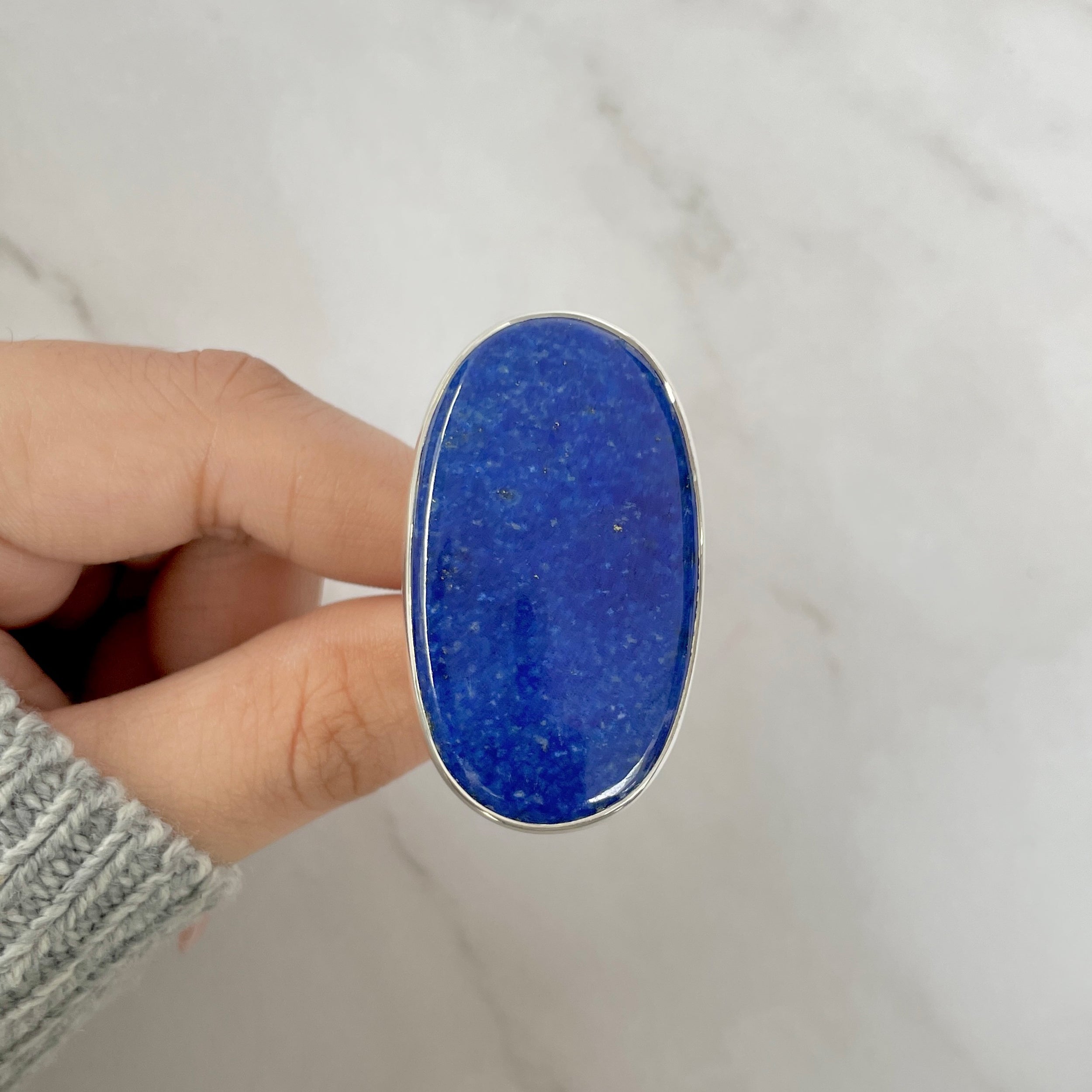 Lapis Adjustable Ring-(LLP-R-49.)