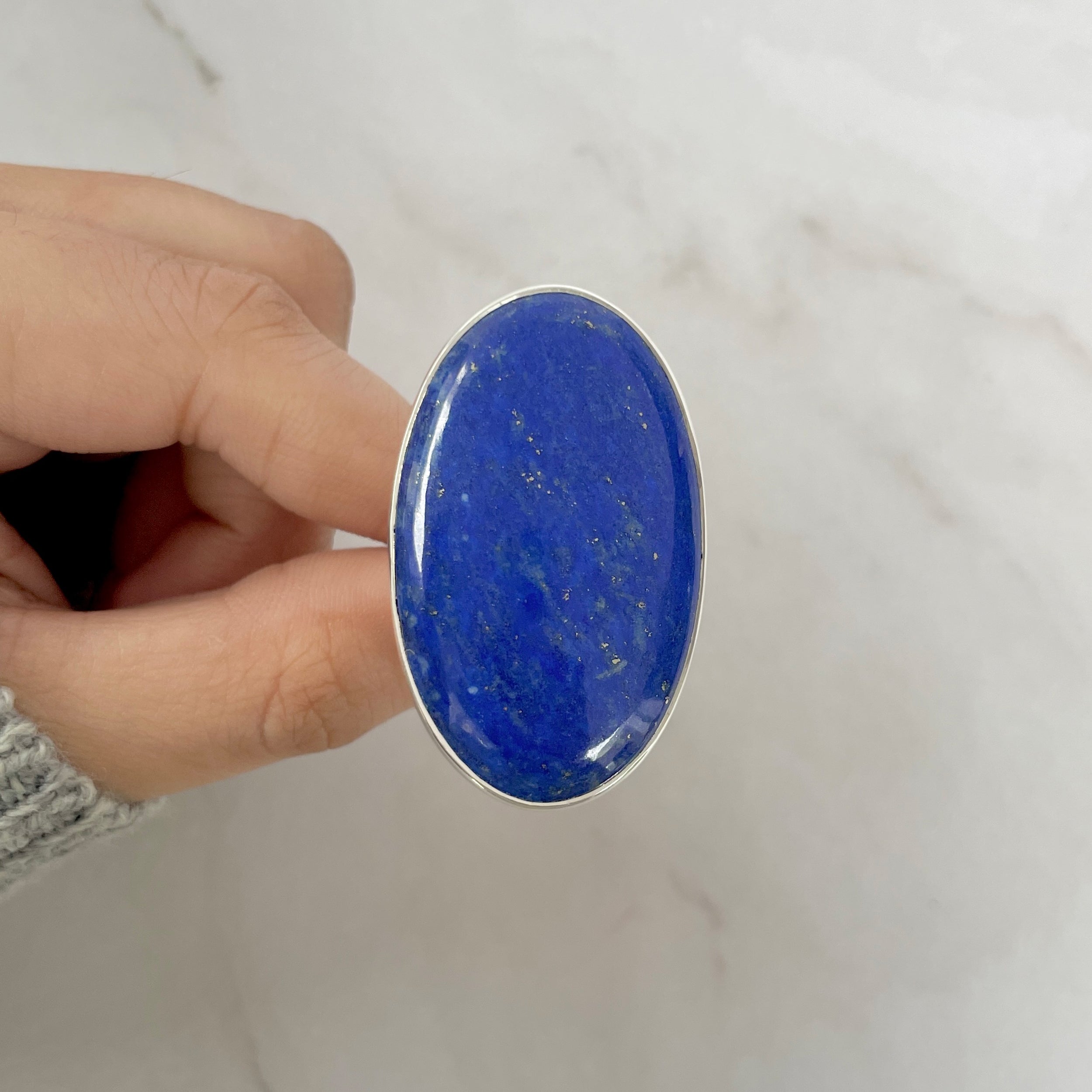 Lapis Adjustable Ring-(LLP-R-51.)