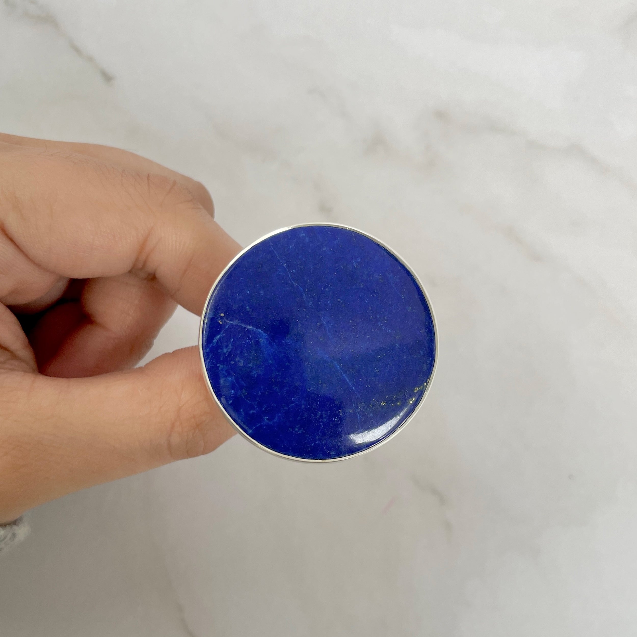 Lapis Adjustable Ring-(LLP-R-52.)