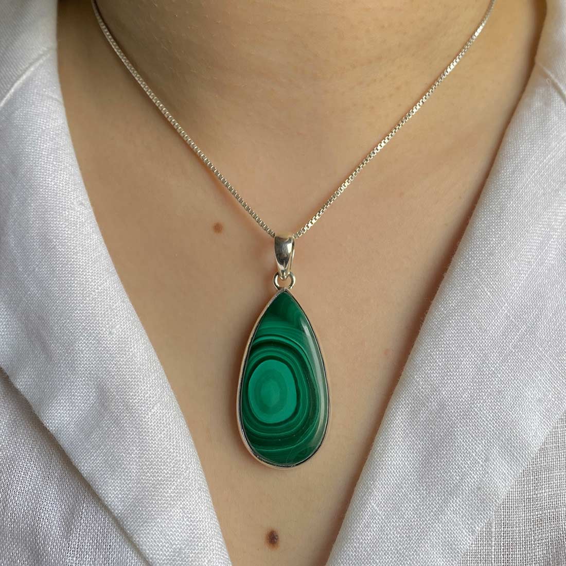 Malachite Pendants | Buy Sterling Silver Malachite Pendants Online ...
