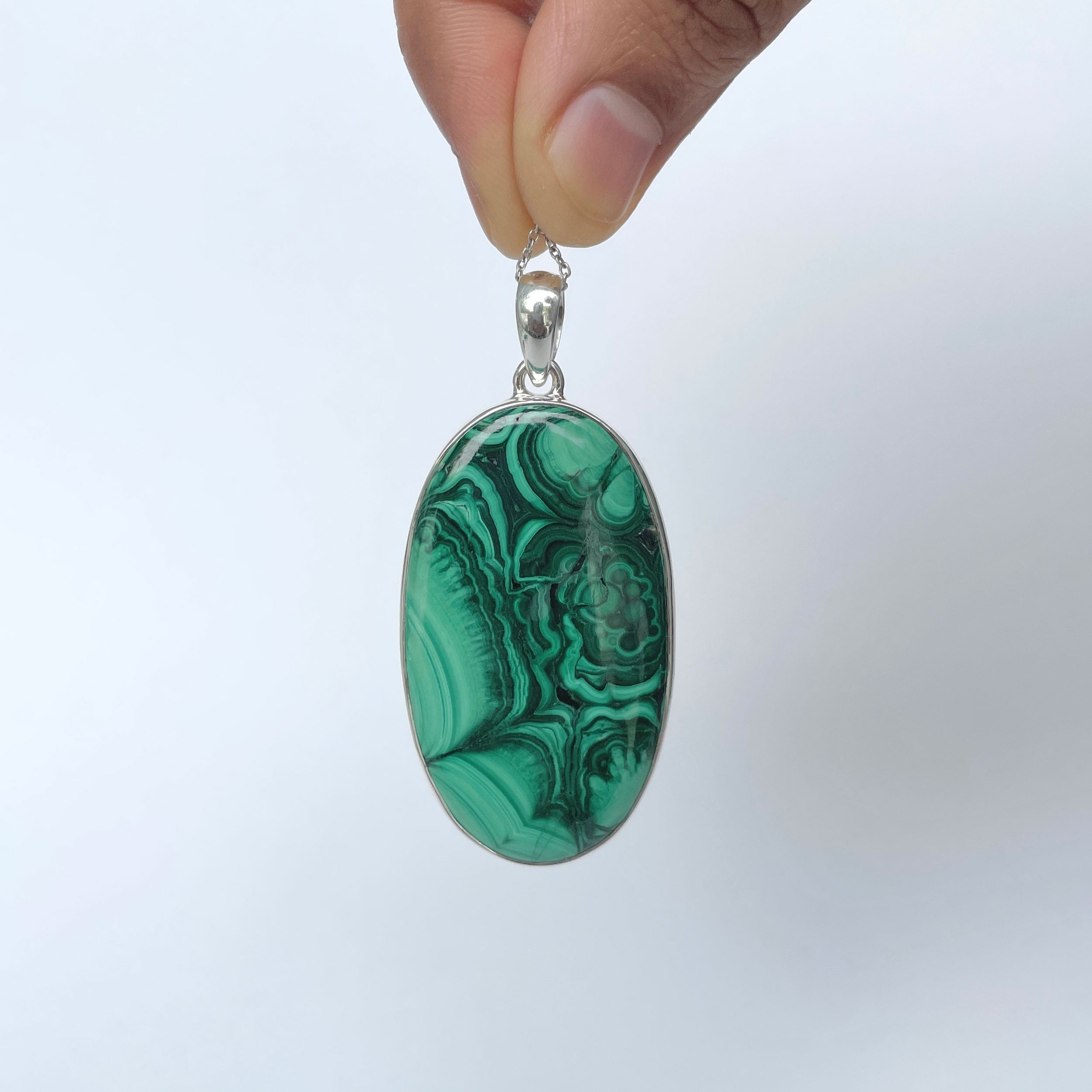 Malachite Pendant-(MLC-P-128.)
