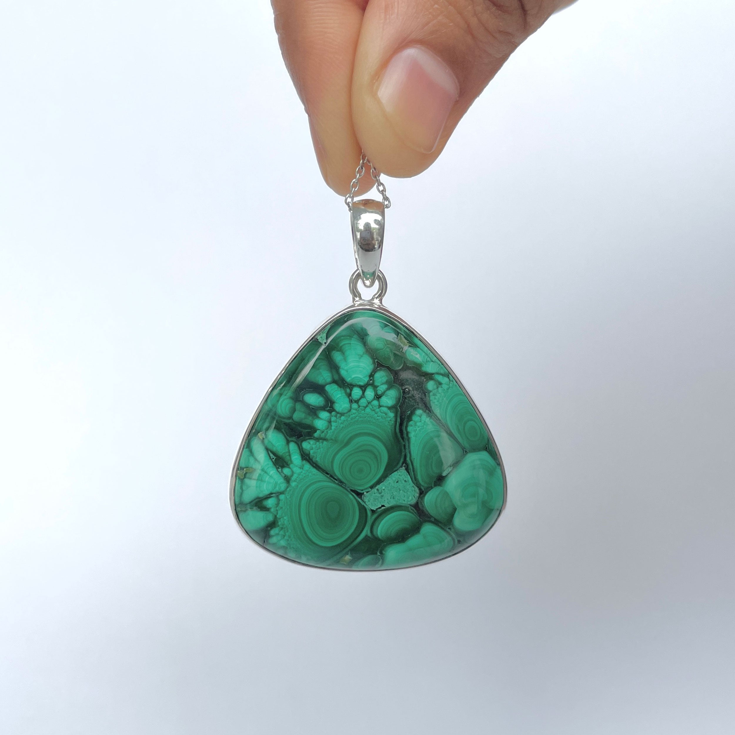 Malachite Pendant-(MLC-P-130.)