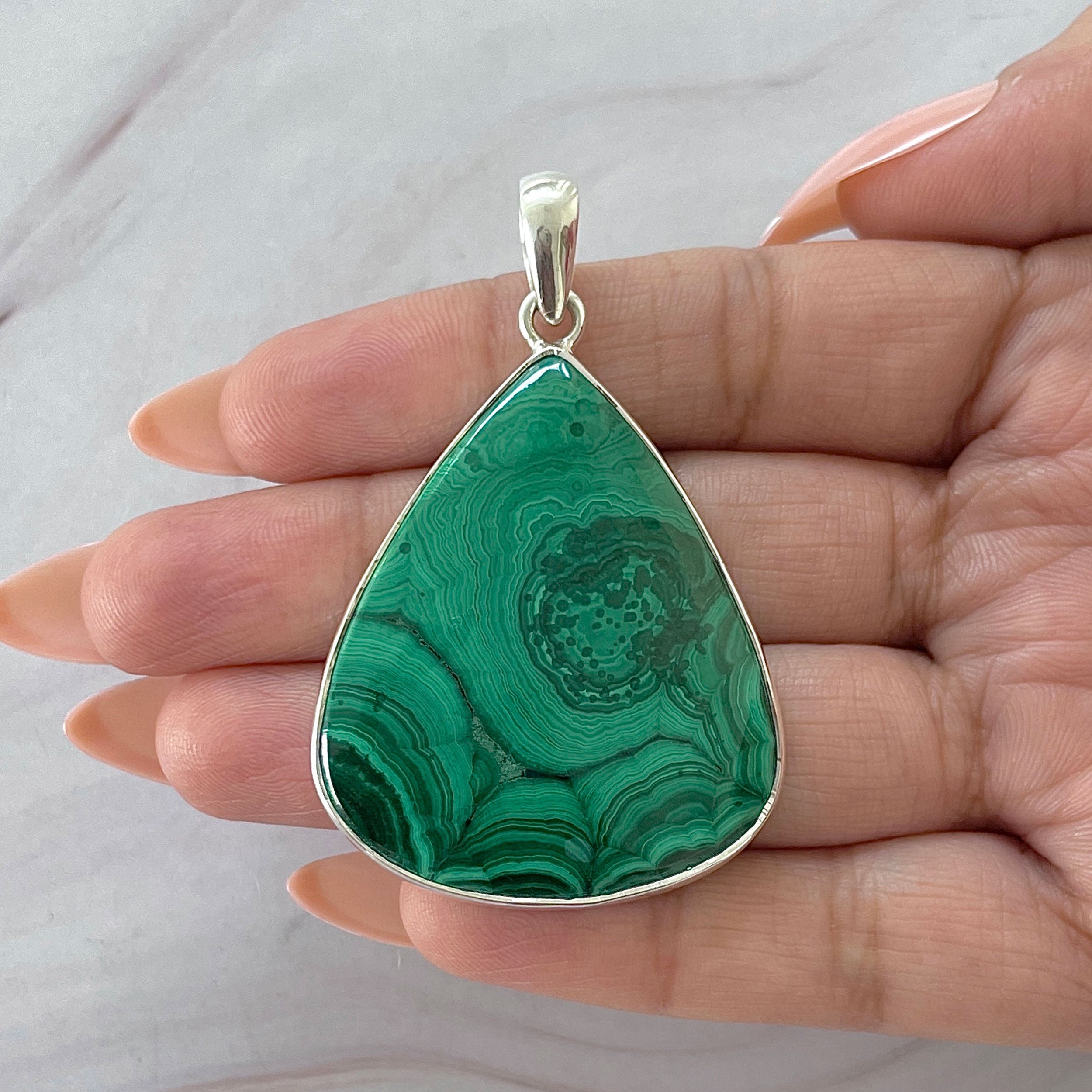 Malachite Pendant-(MLC-P-131.)