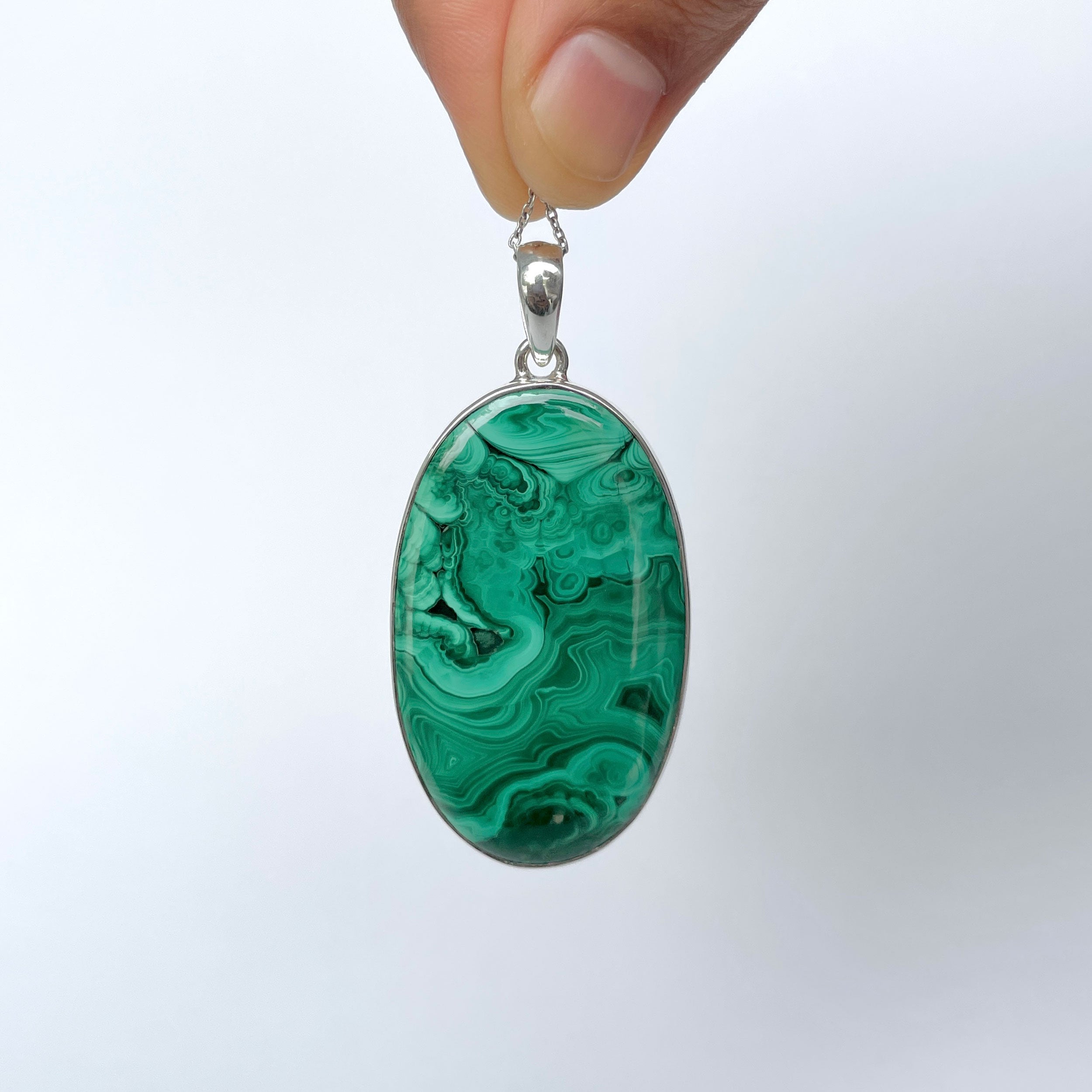 Malachite Pendant-(MLC-P-132.)