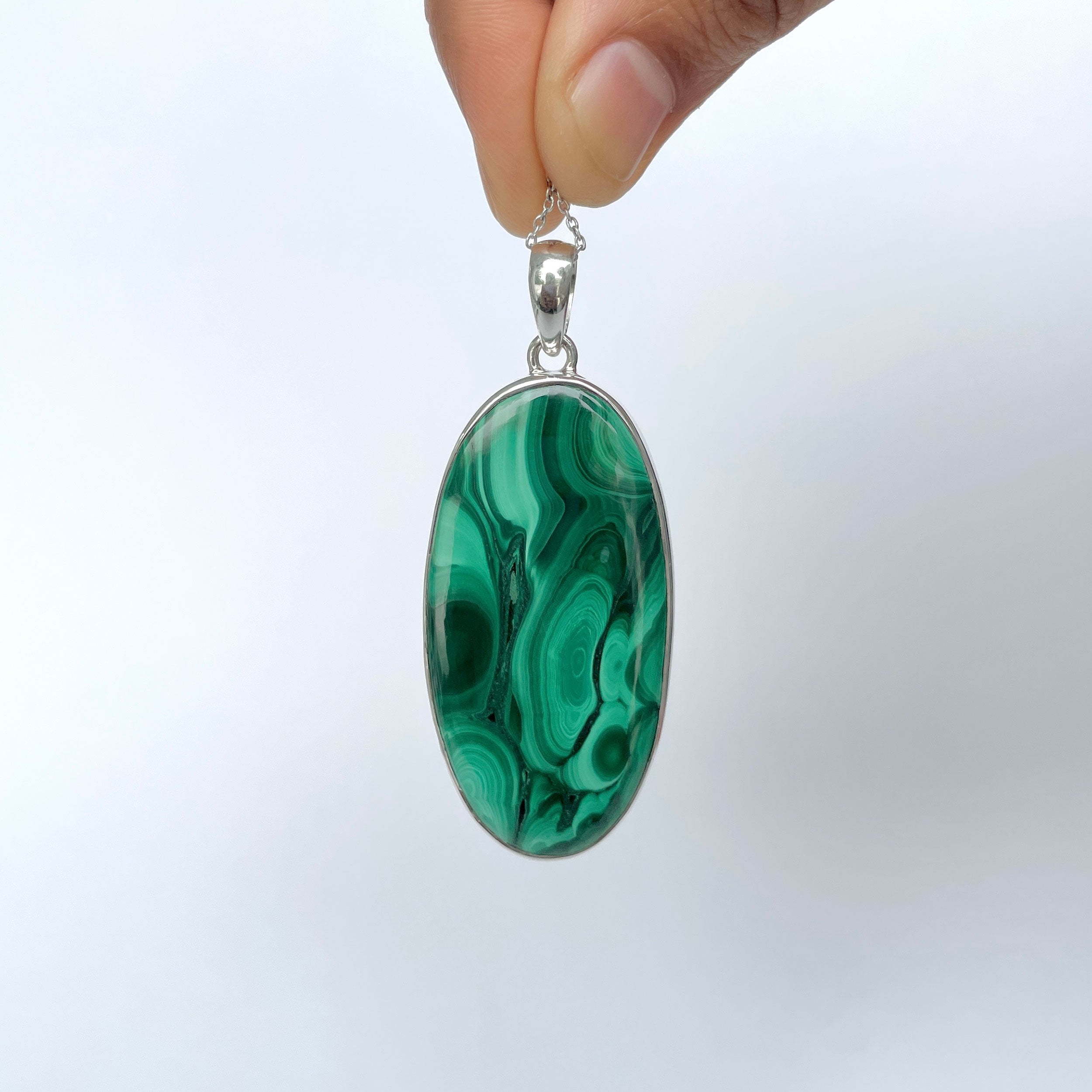 Malachite Pendant-(MLC-P-133.)