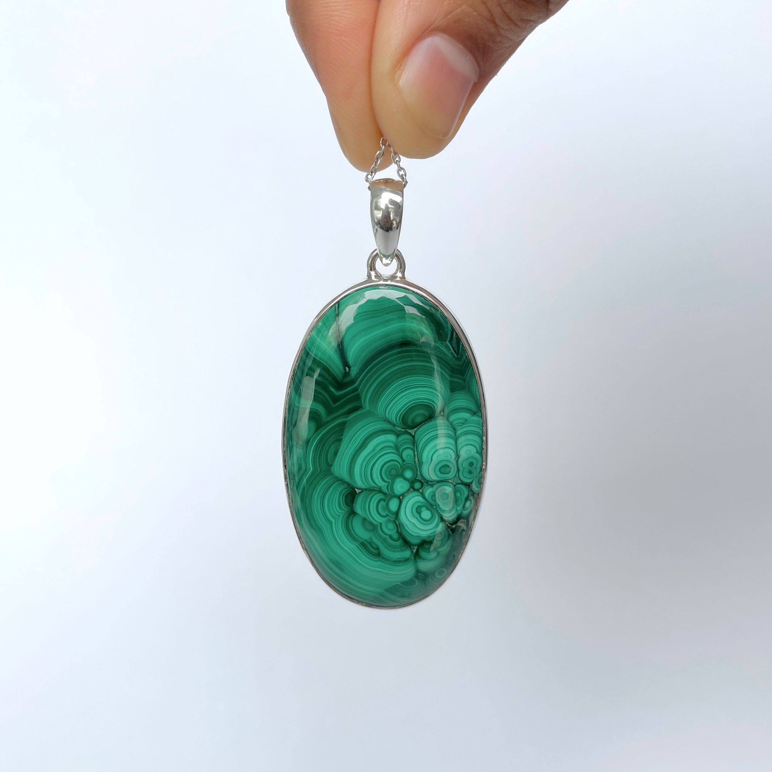 Malachite Pendant-(MLC-P-134.)