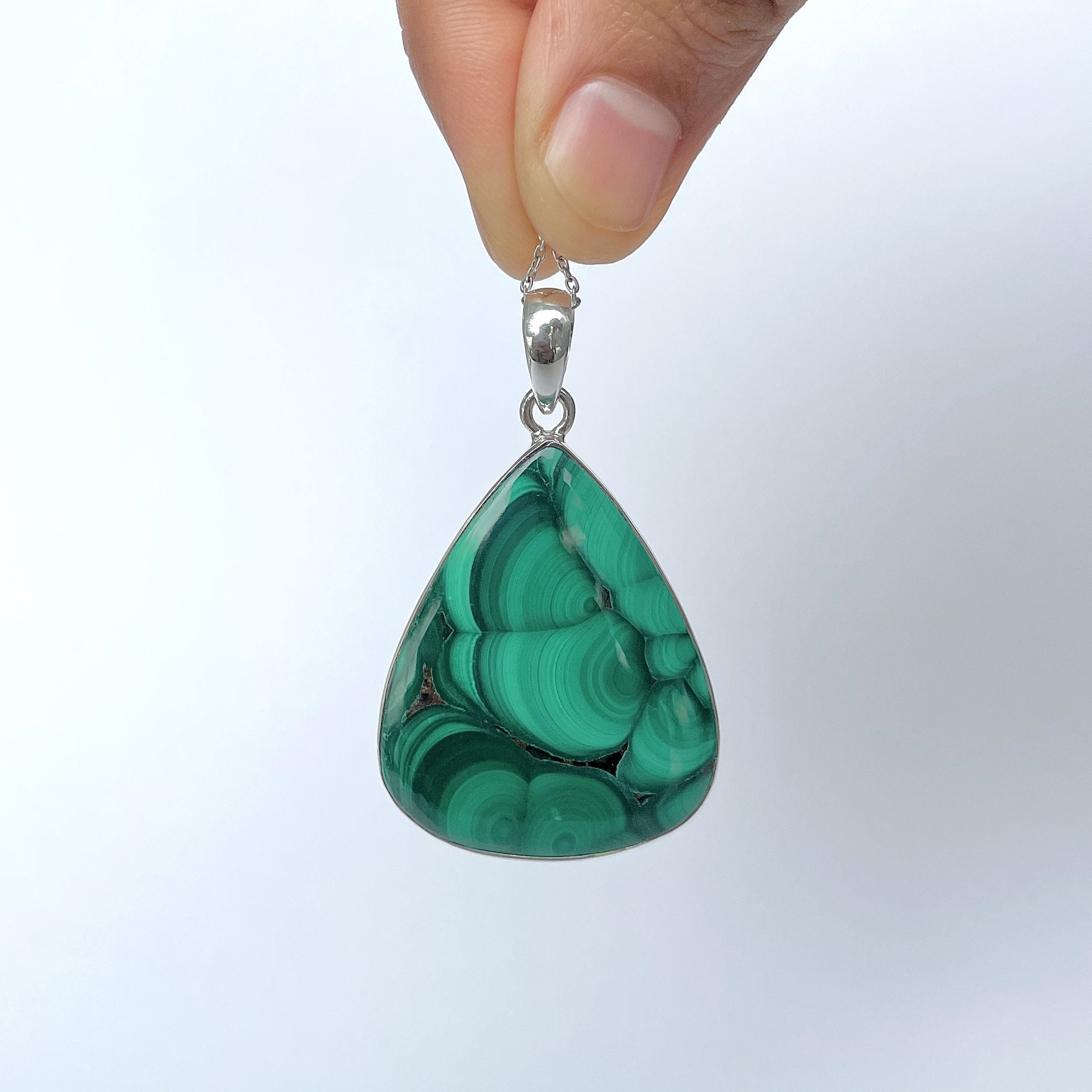 Malachite Pendant-(MLC-P-136.)