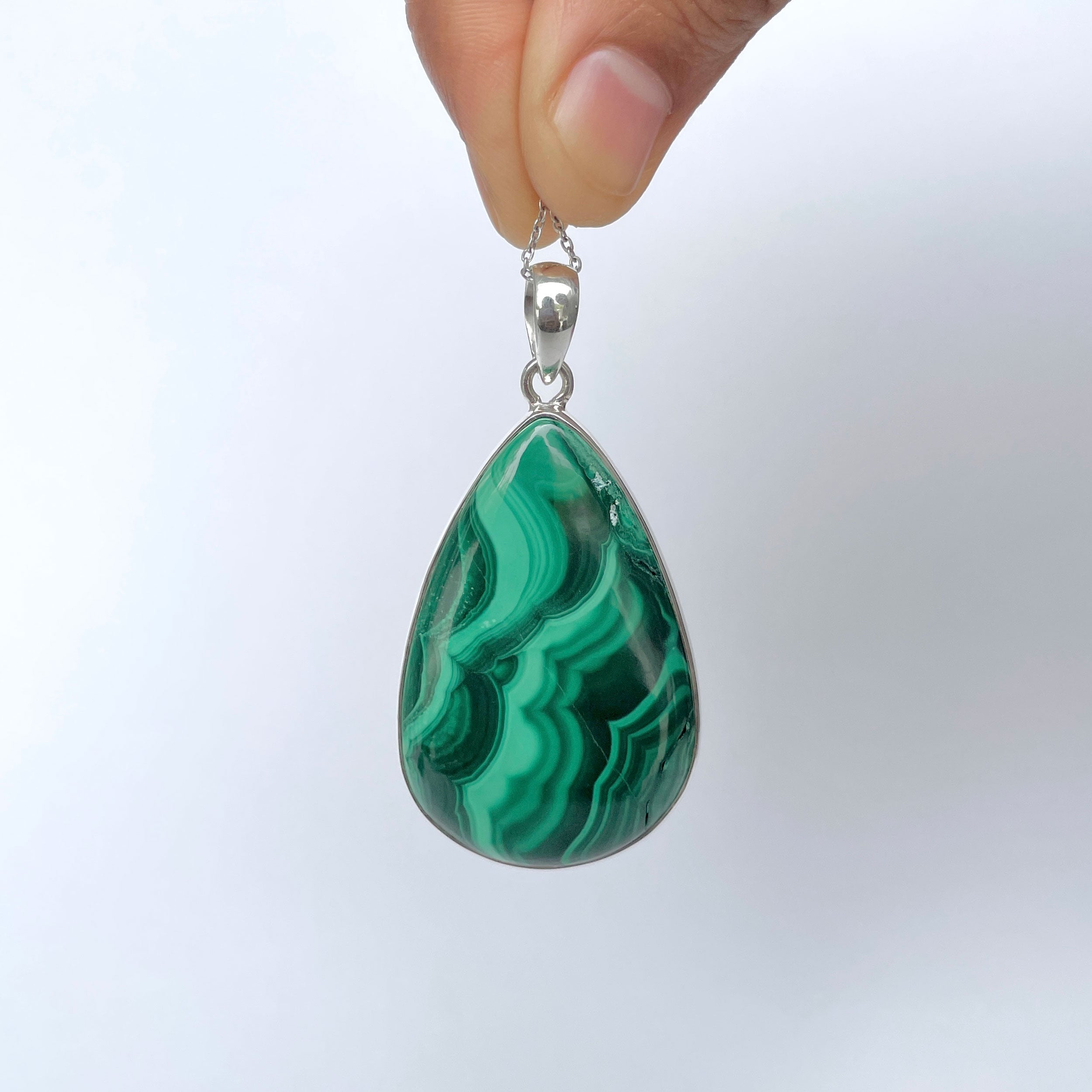 Malachite Pendant-(MLC-P-137.)