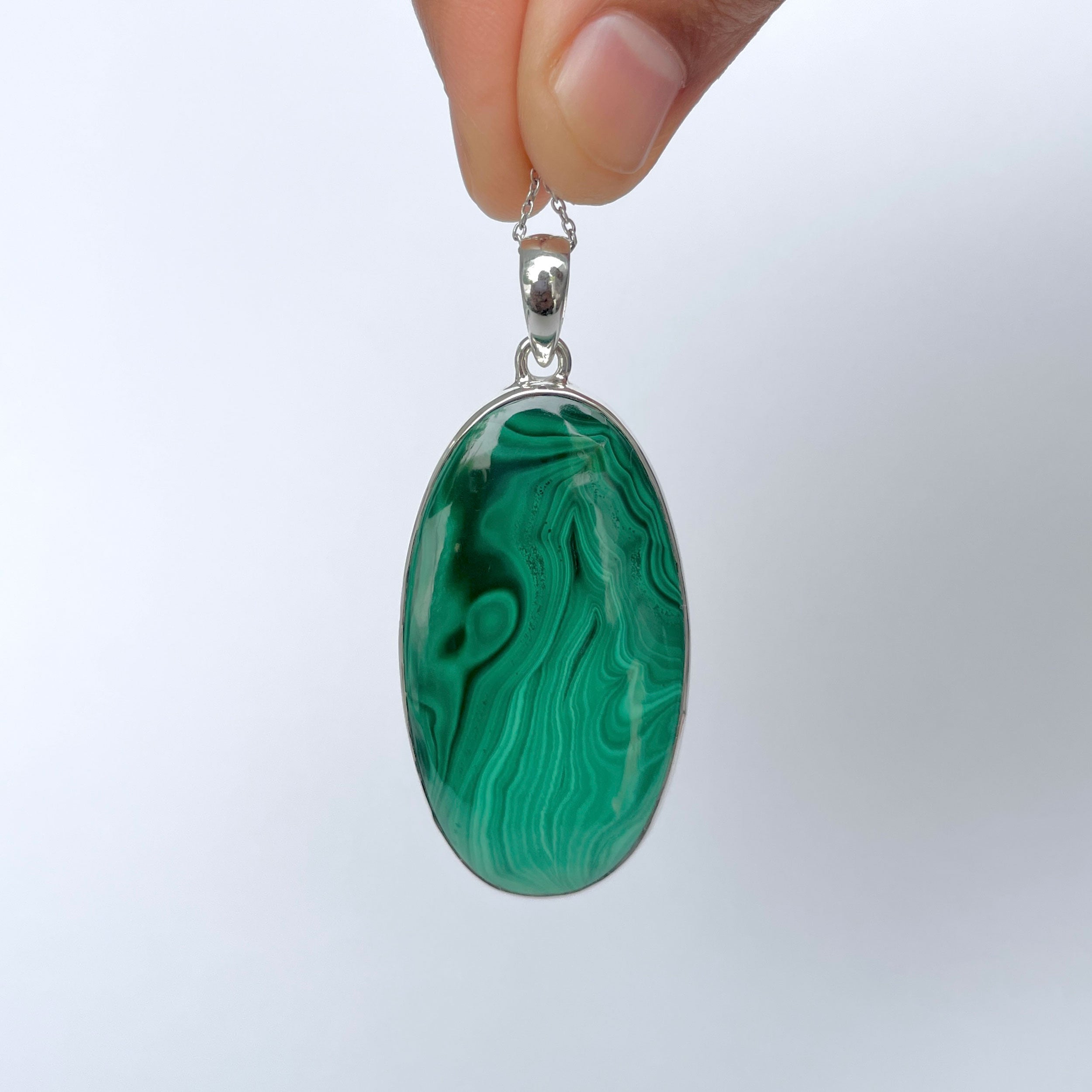 Malachite Pendant-(MLC-P-138.)