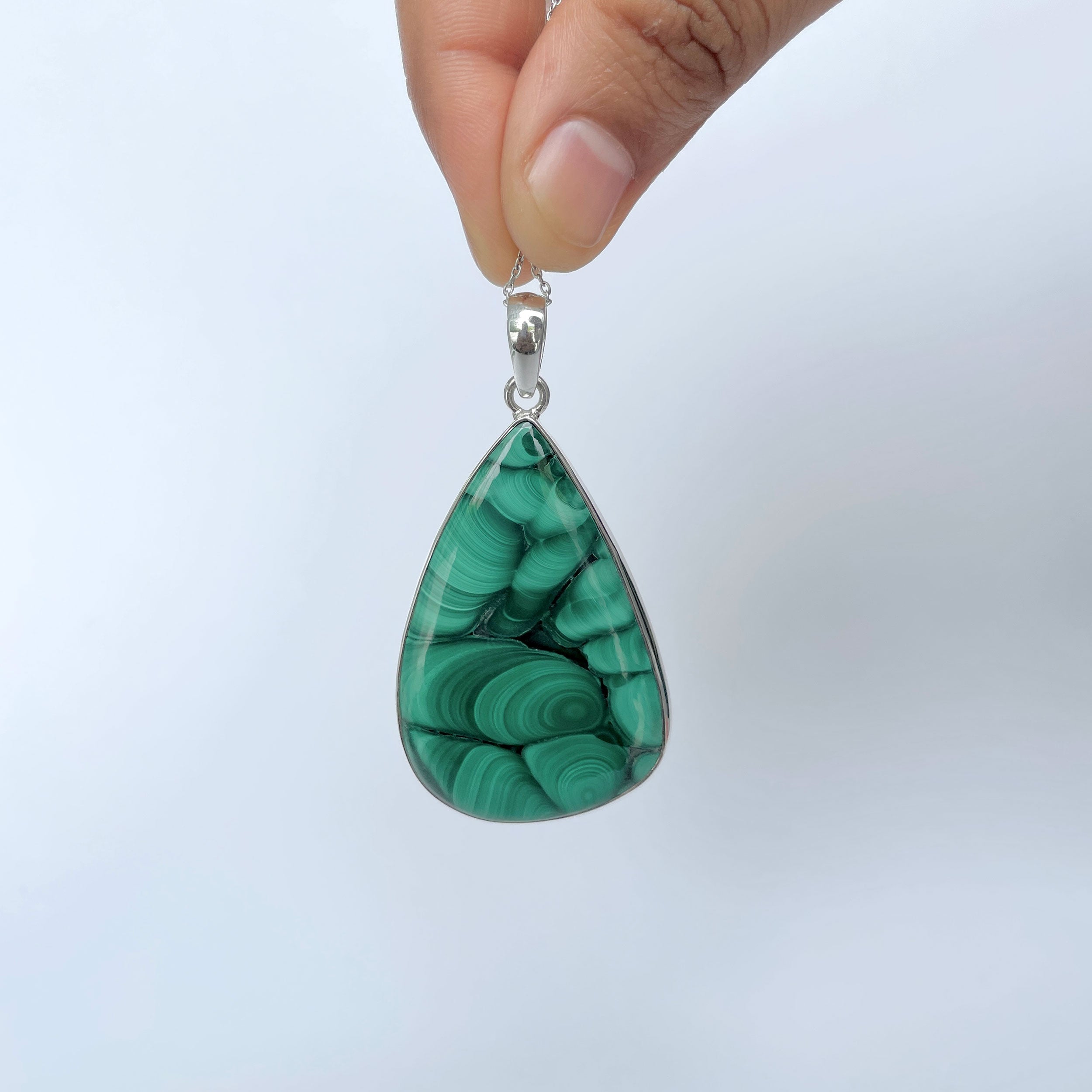 Malachite Pendant-(MLC-P-140.)