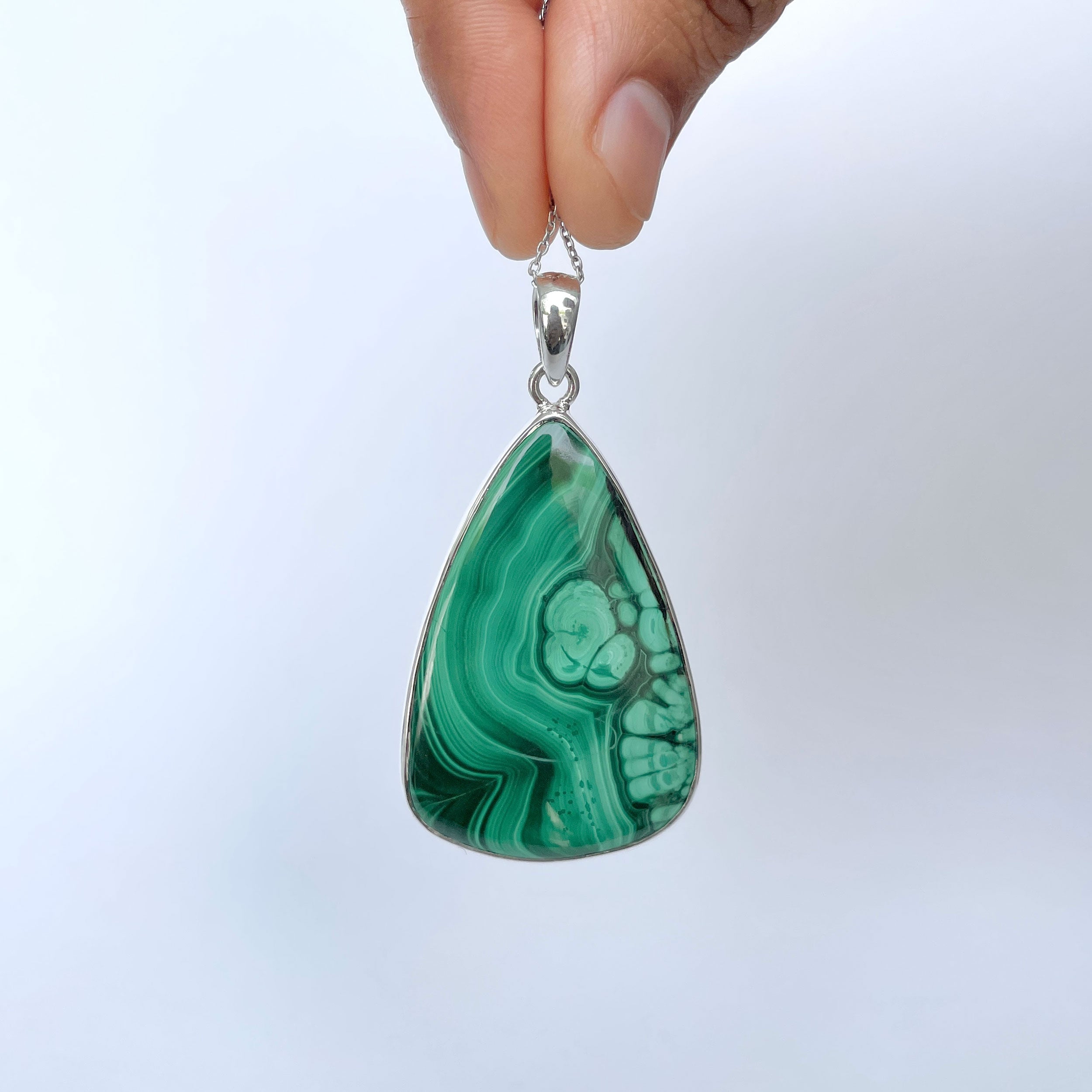 Malachite Pendant-(MLC-P-142.)