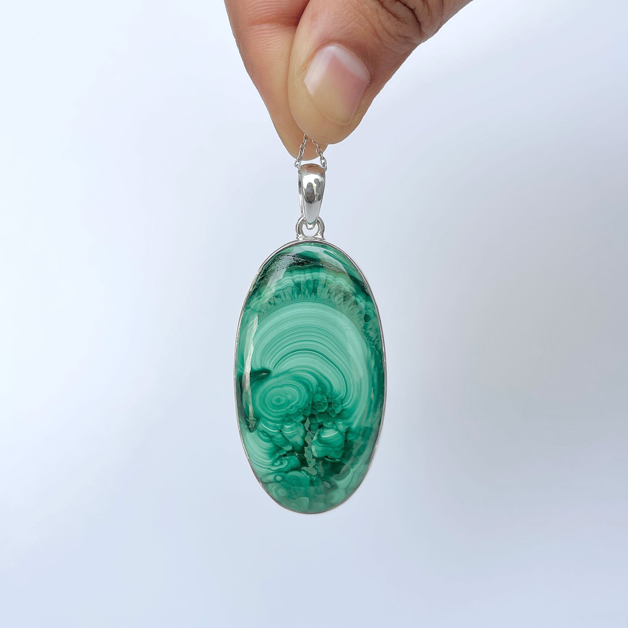 Malachite Pendant-(MLC-P-143.)