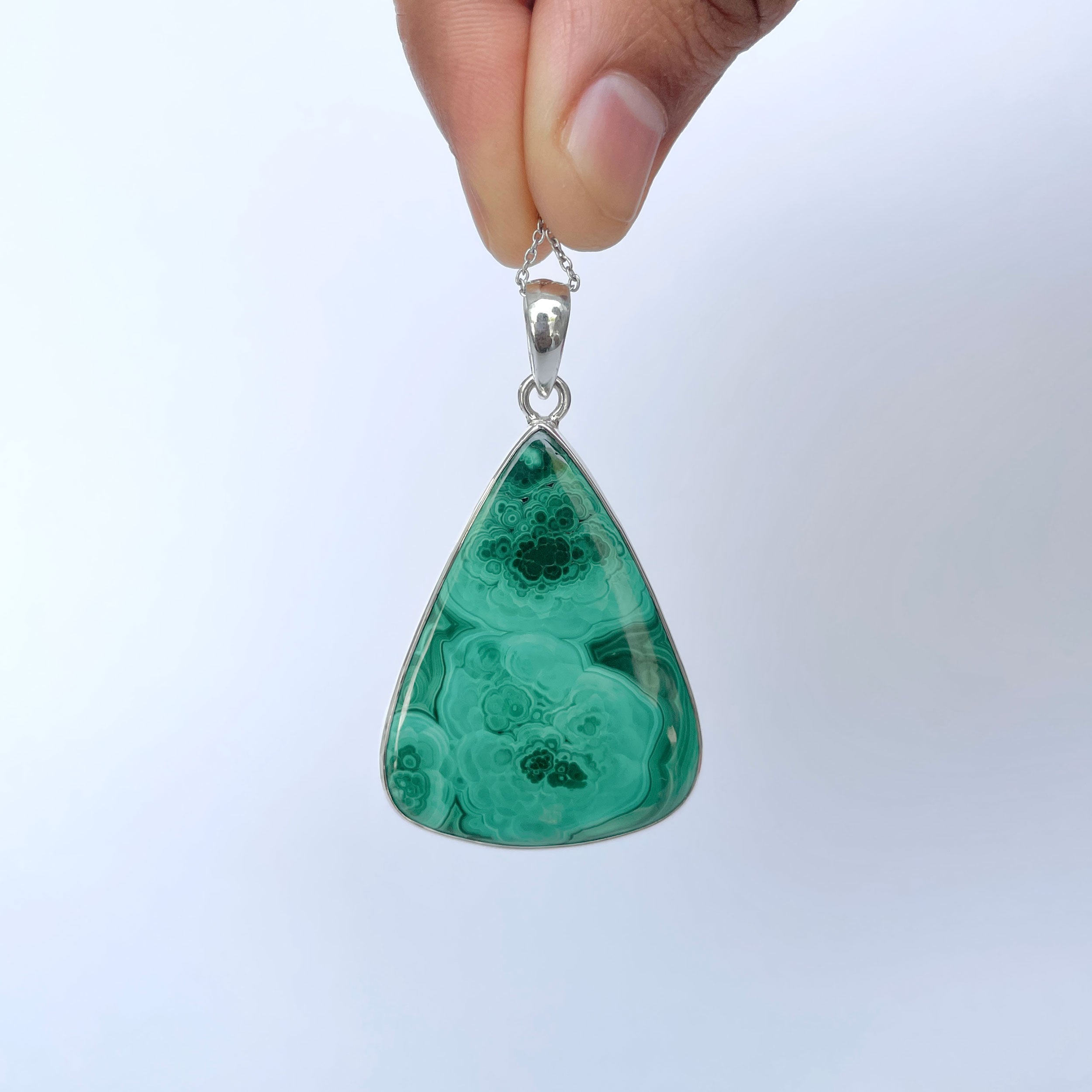Malachite Pendant-(MLC-P-144.)