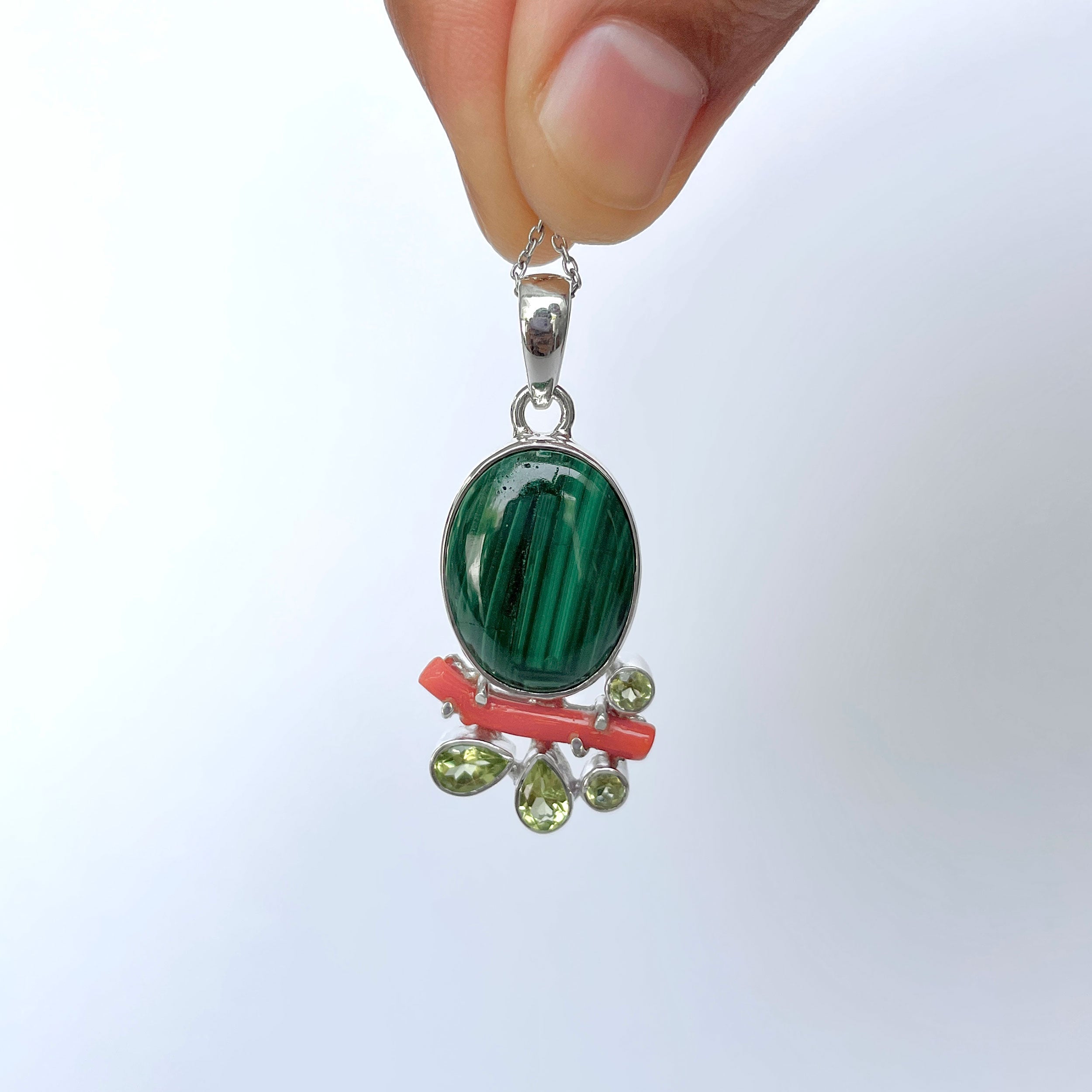 Malachite Pendant-(MLC-P-148.)