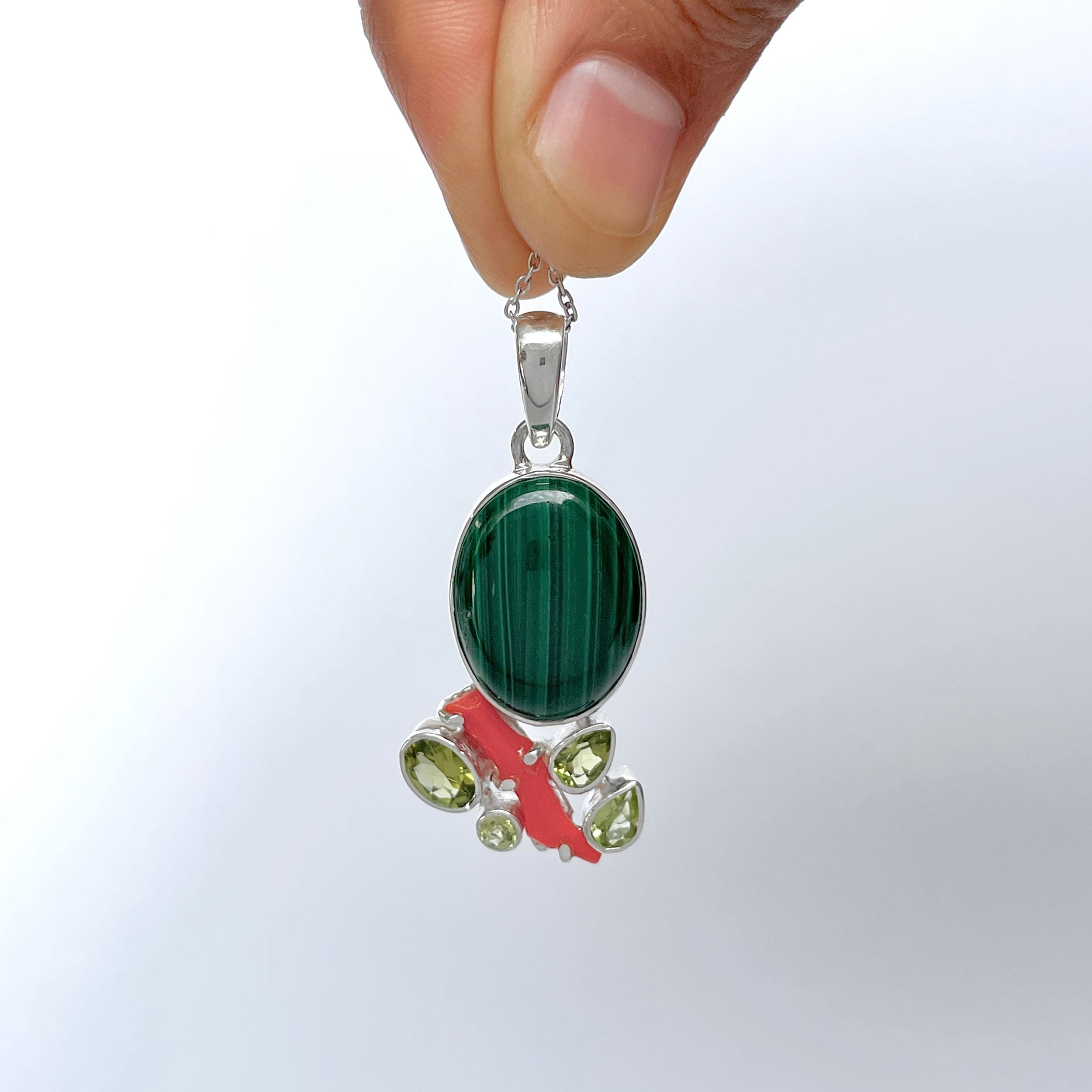 Malachite Pendant-(MLC-P-149.)