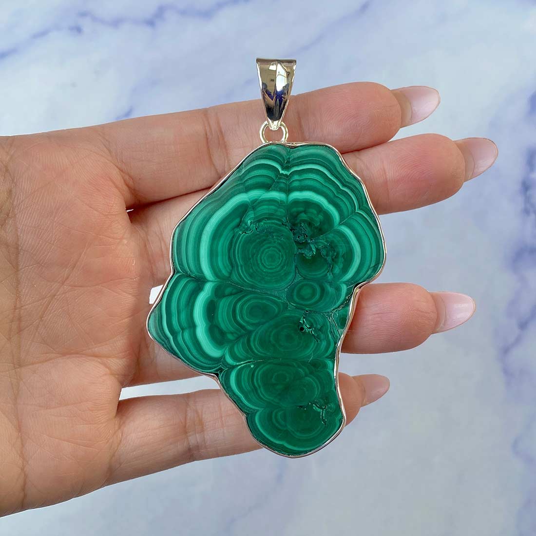 Malachite Stalactite Pendant-(MLC-P-59.)