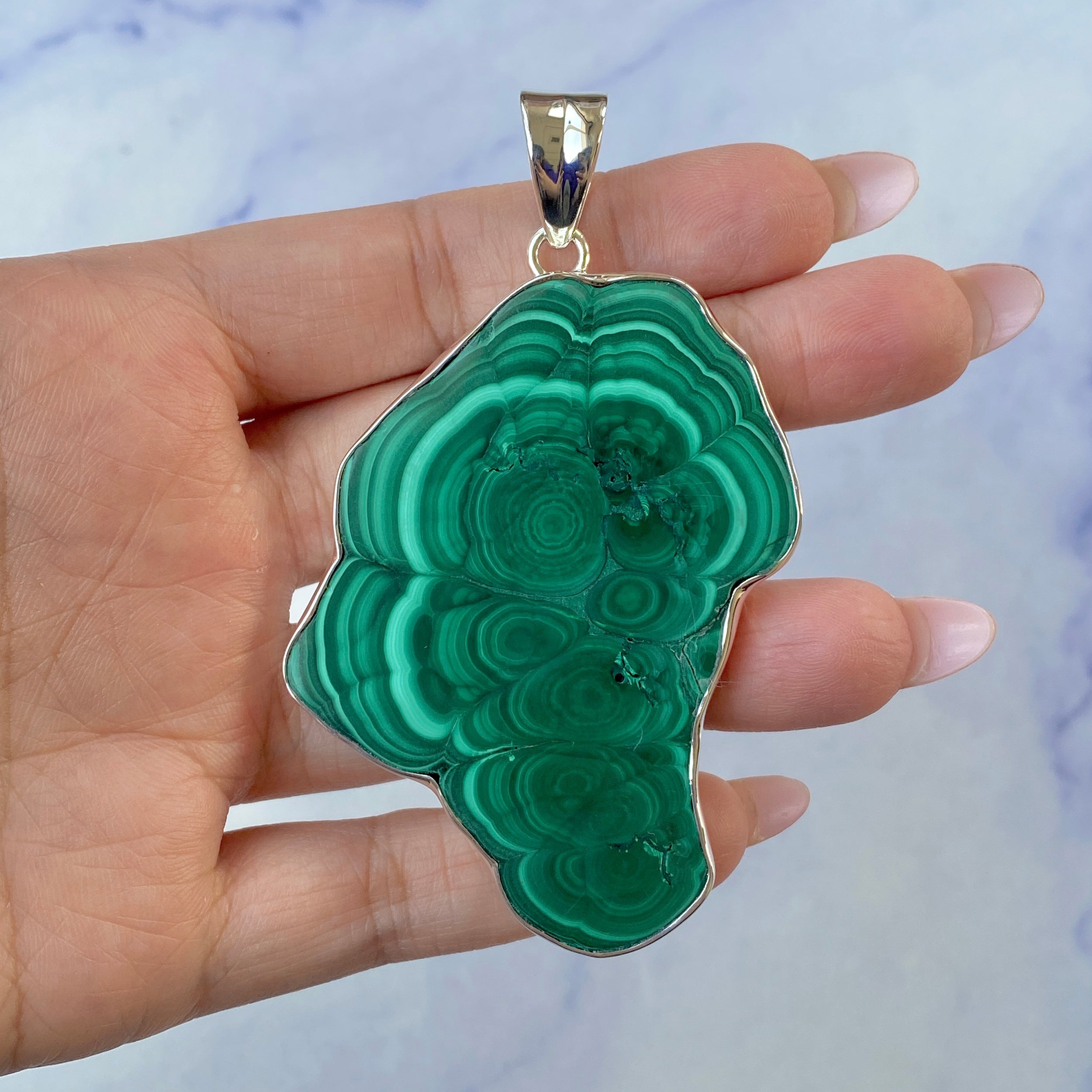 Malachite Stalactite Pendant-(MLC-P-59.)
