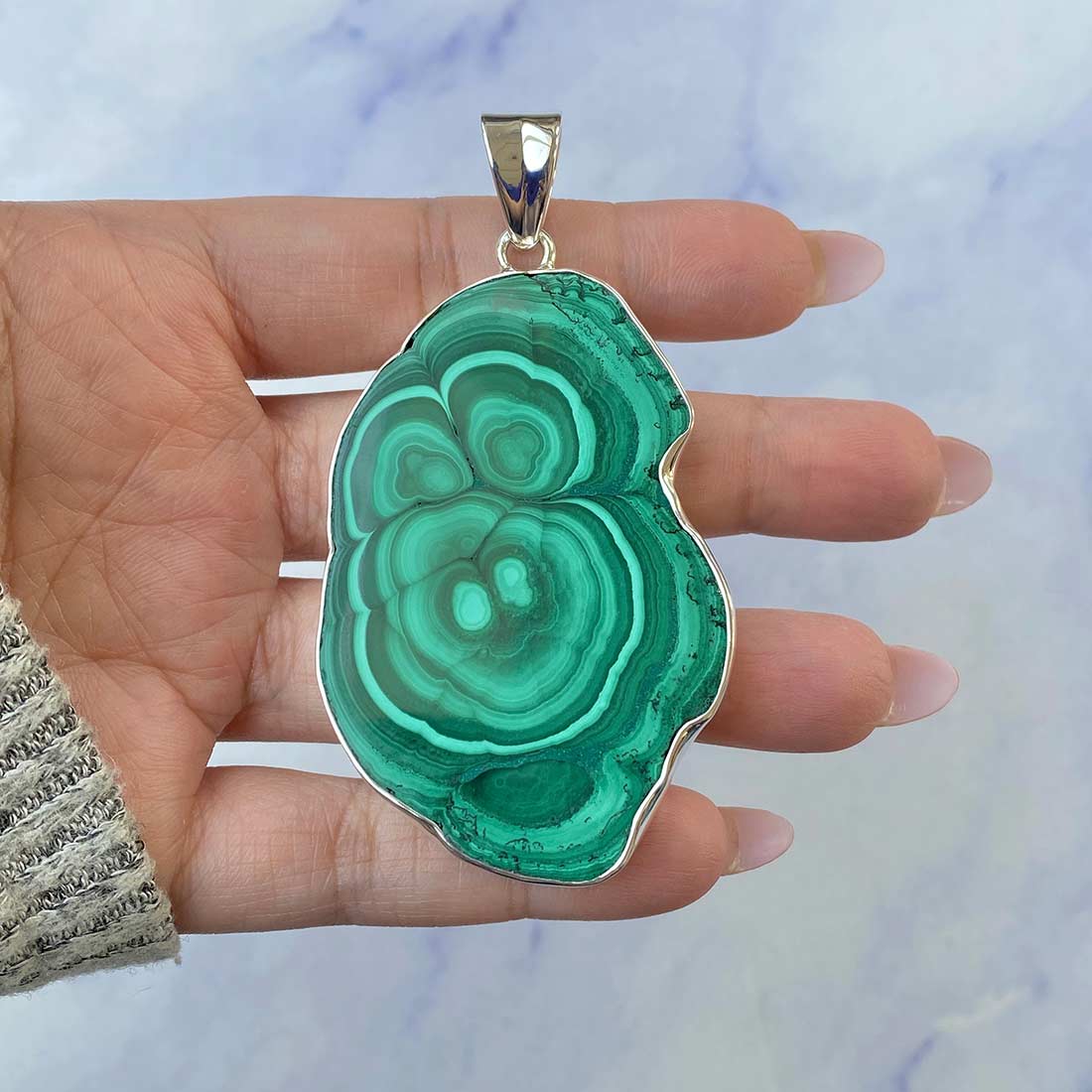 Malachite Stalactite Pendant-(MLC-P-61.)