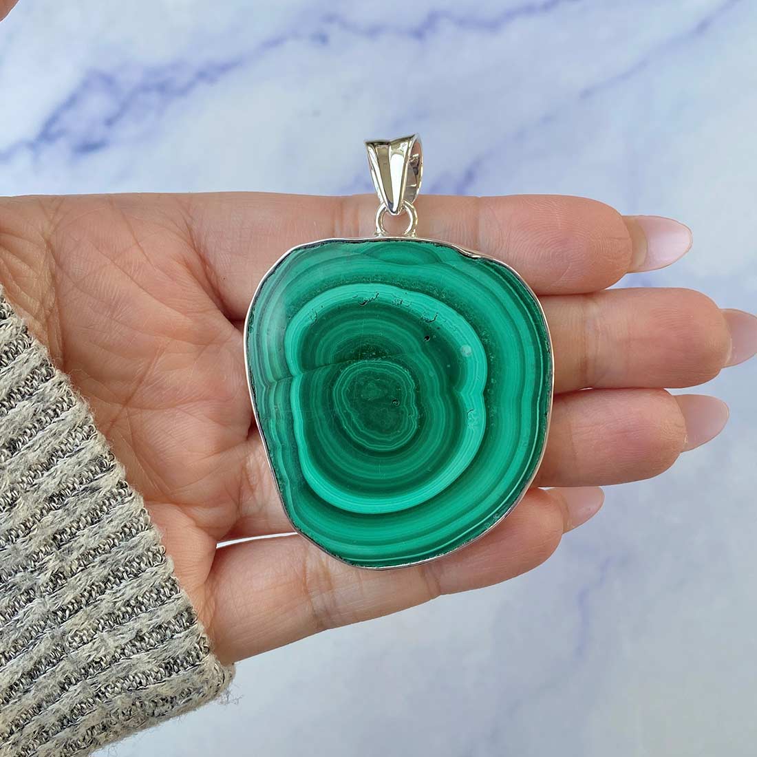 Malachite Stalactite Pendant-(MLC-P-65.)