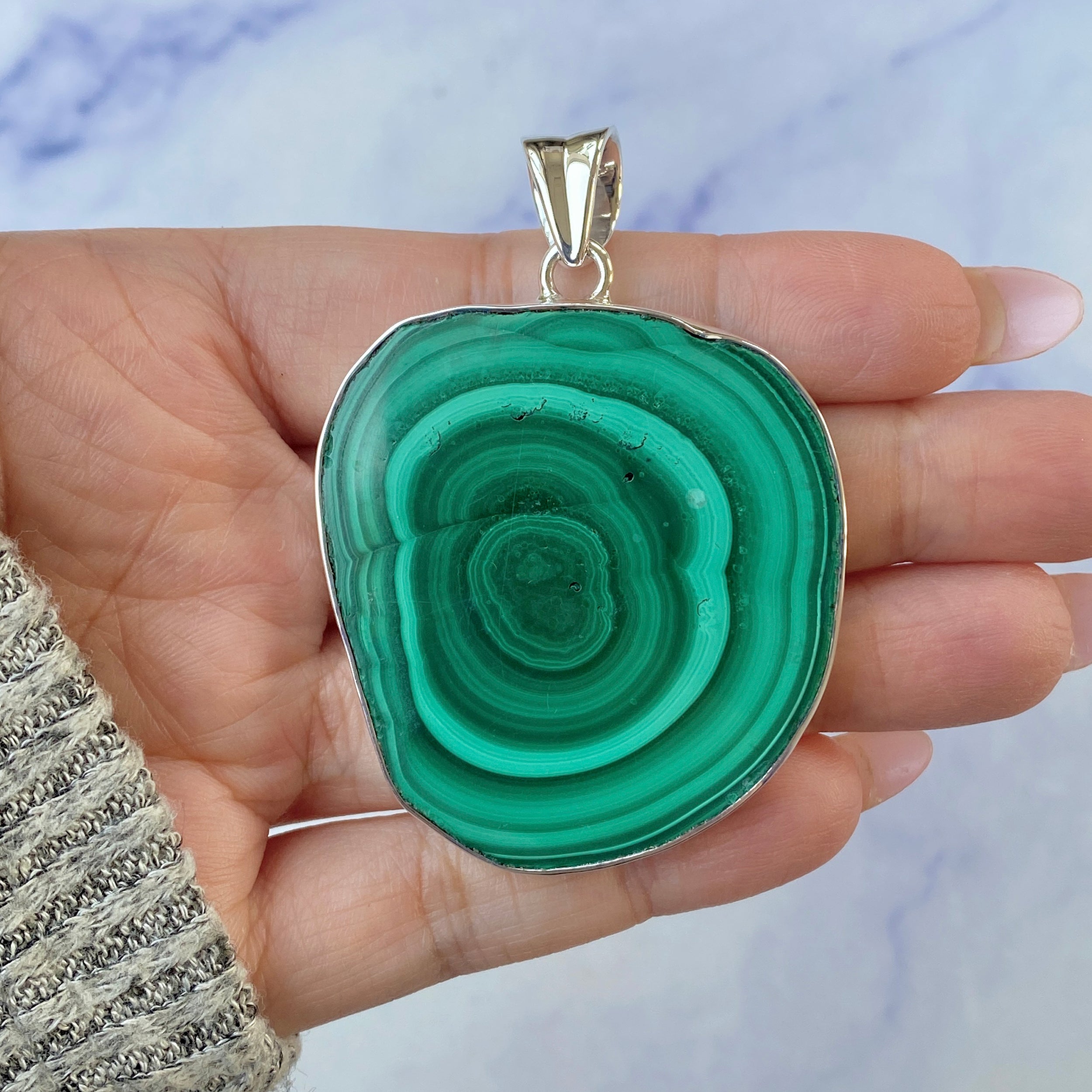 Malachite Stalactite Pendant-(MLC-P-65.)