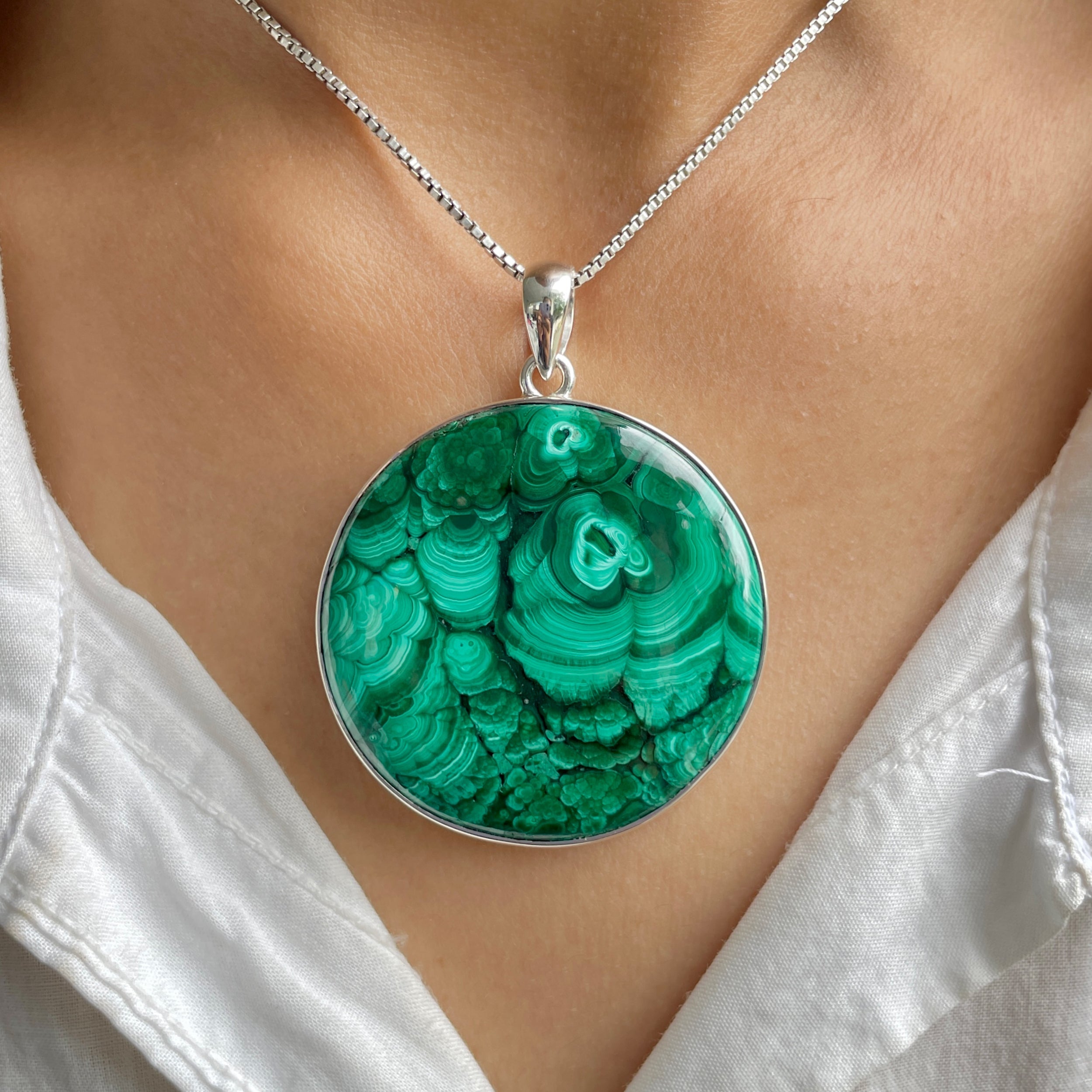 Malachite Pendant-(MLC-P-72.)