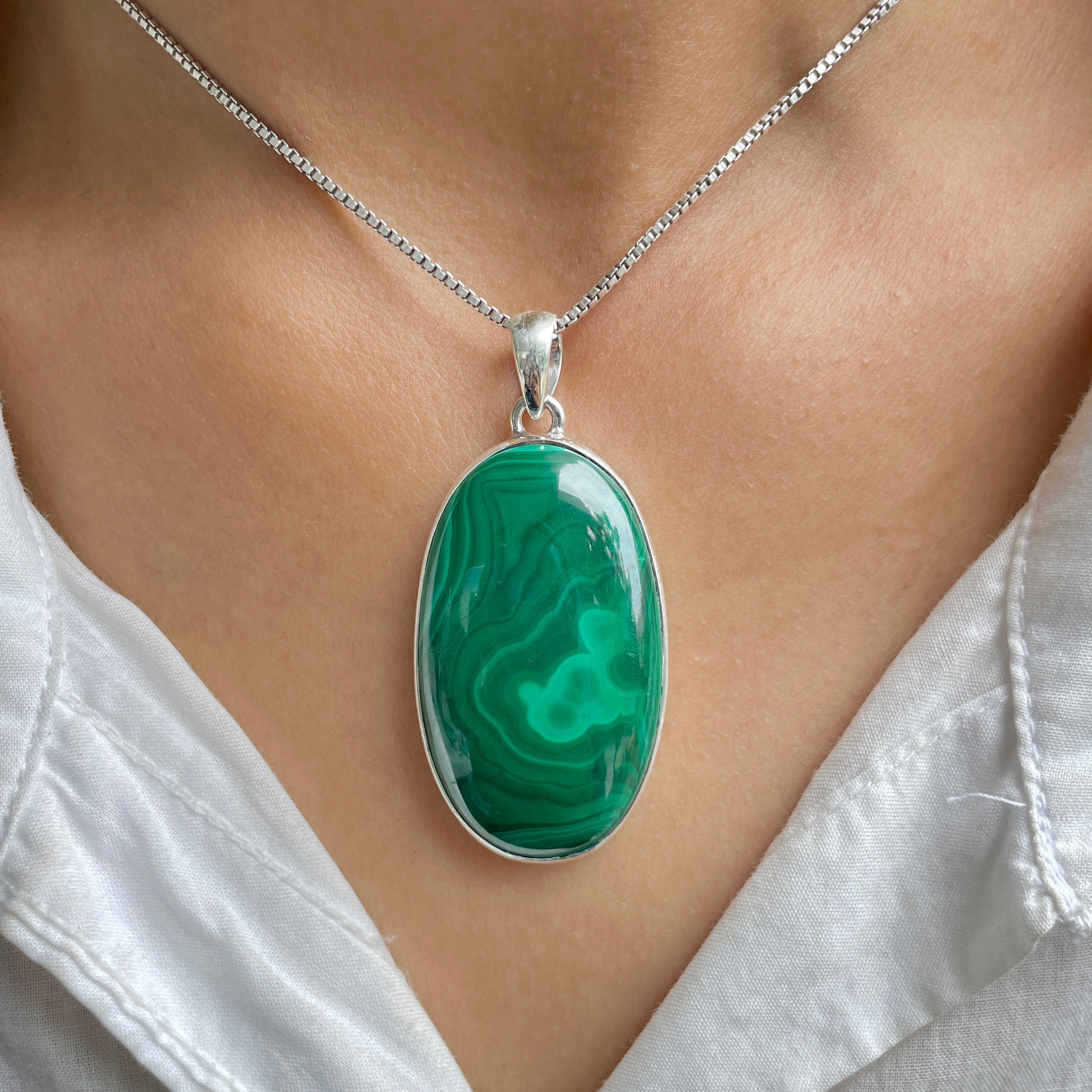 Malachite Pendant-(MLC-P-75.)