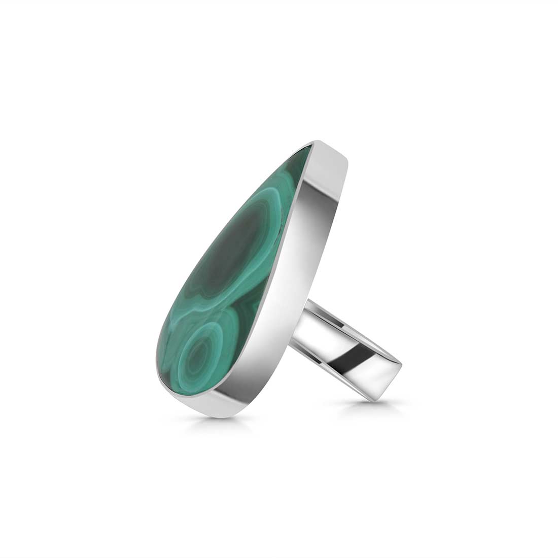 Malachite Adjustable Ring-(MLC-R-43.)