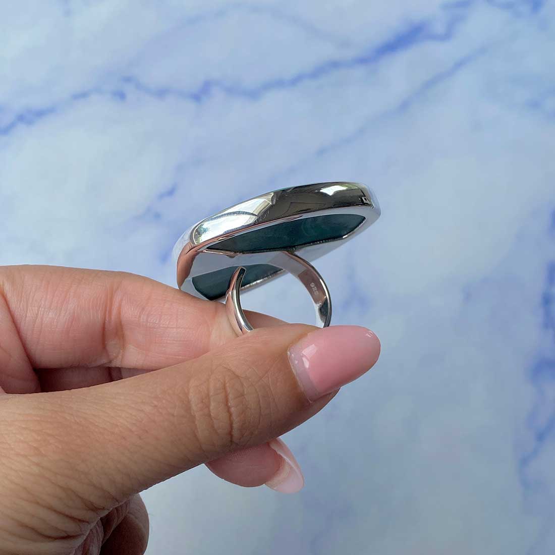 Malachite Adjustable Ring-(MLC-R-48.)