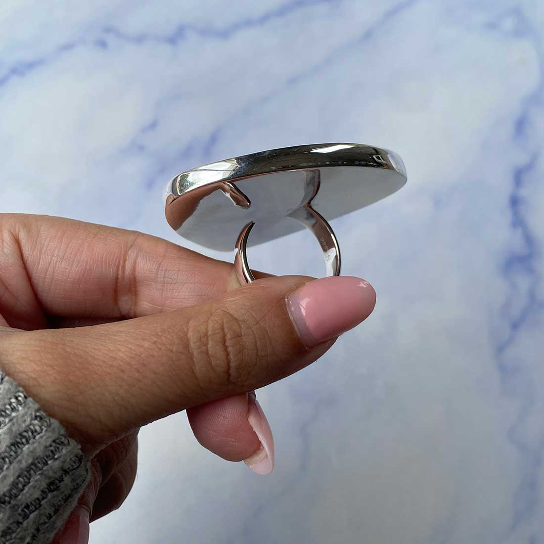 Malachite Adjustable Ring-(MLC-R-59.)